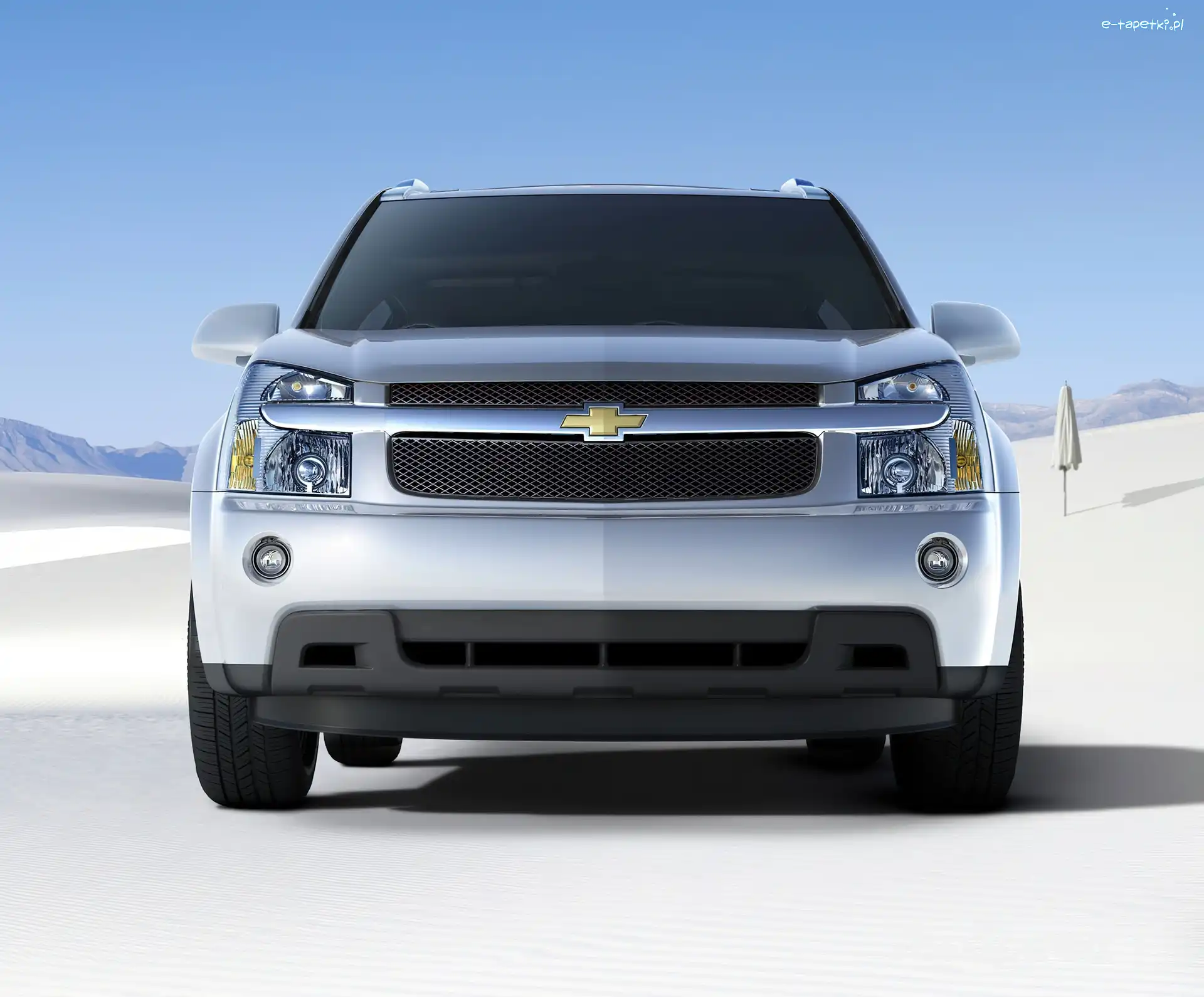 Chevrolet Equinox, Atrapa, Maska, Przód