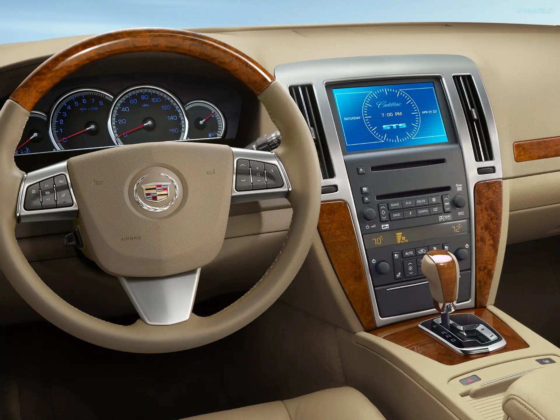 Kierownica, Cadillac STS