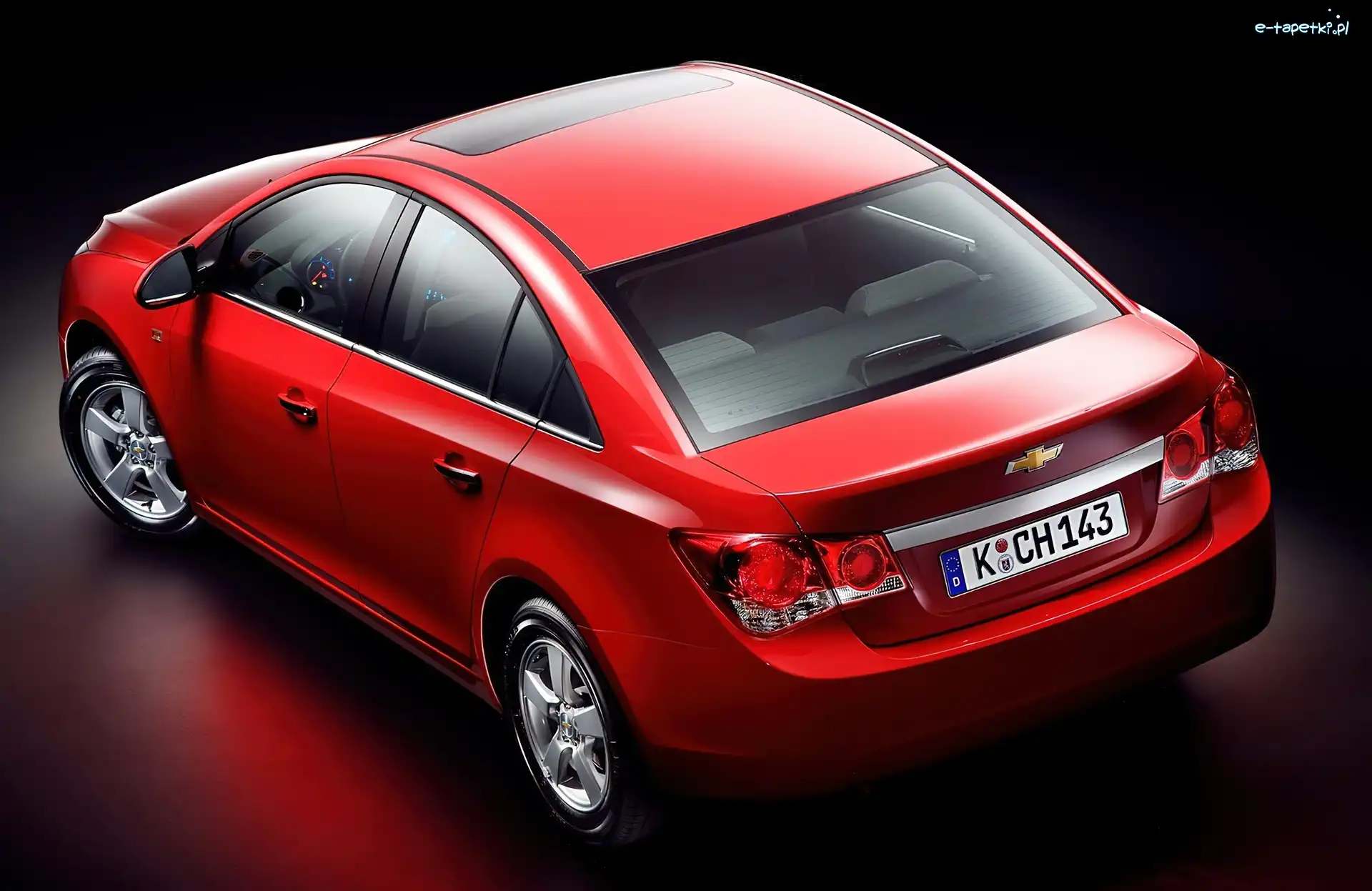 Chevrolet Cruze, Tył, Lampy, Czerwony