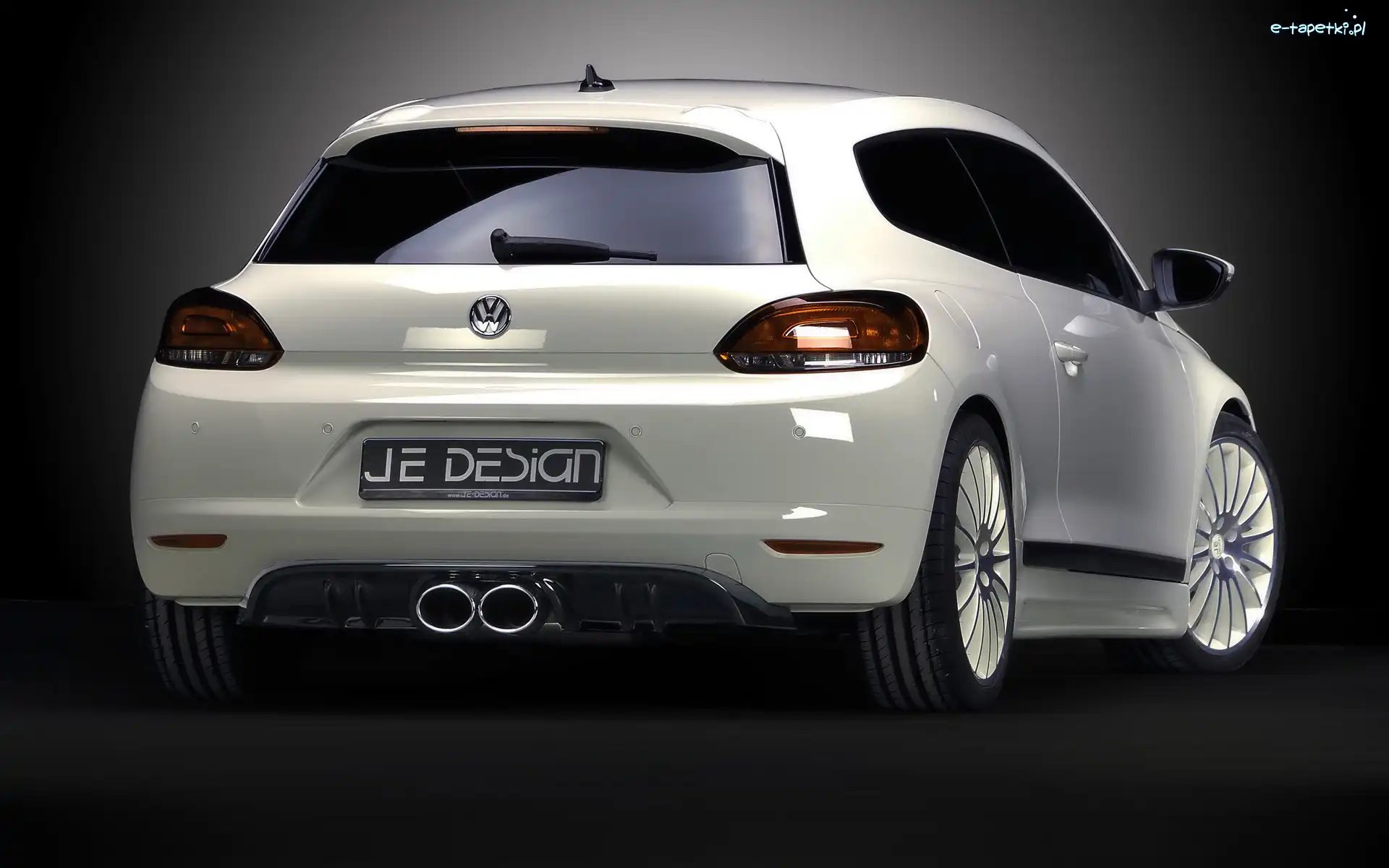 VW Scirocco, Tył