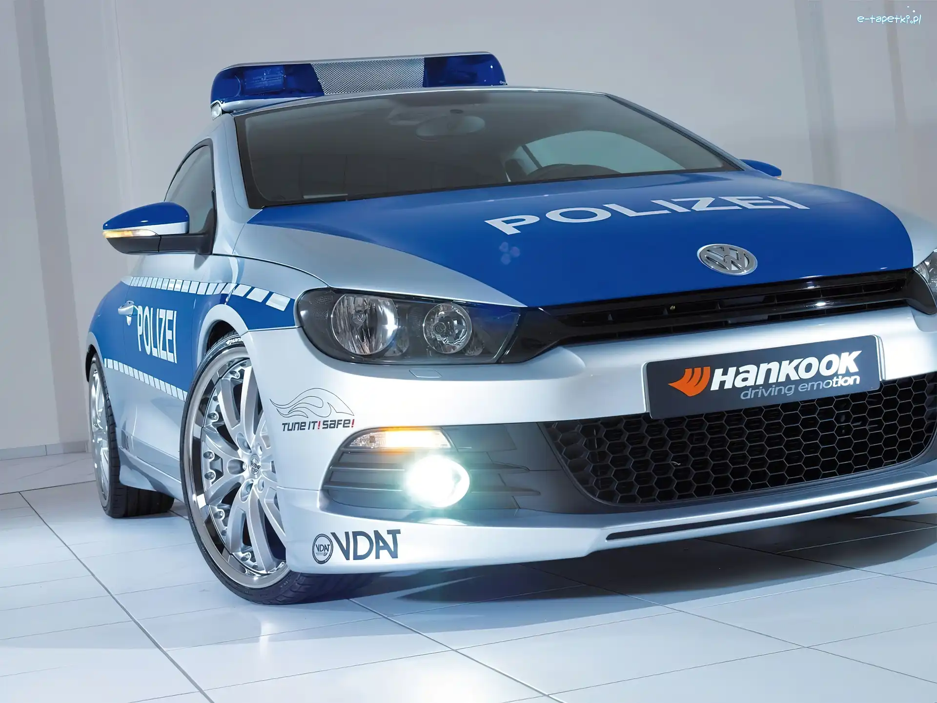 Radiowóz, VW Scirocco, Policyjny