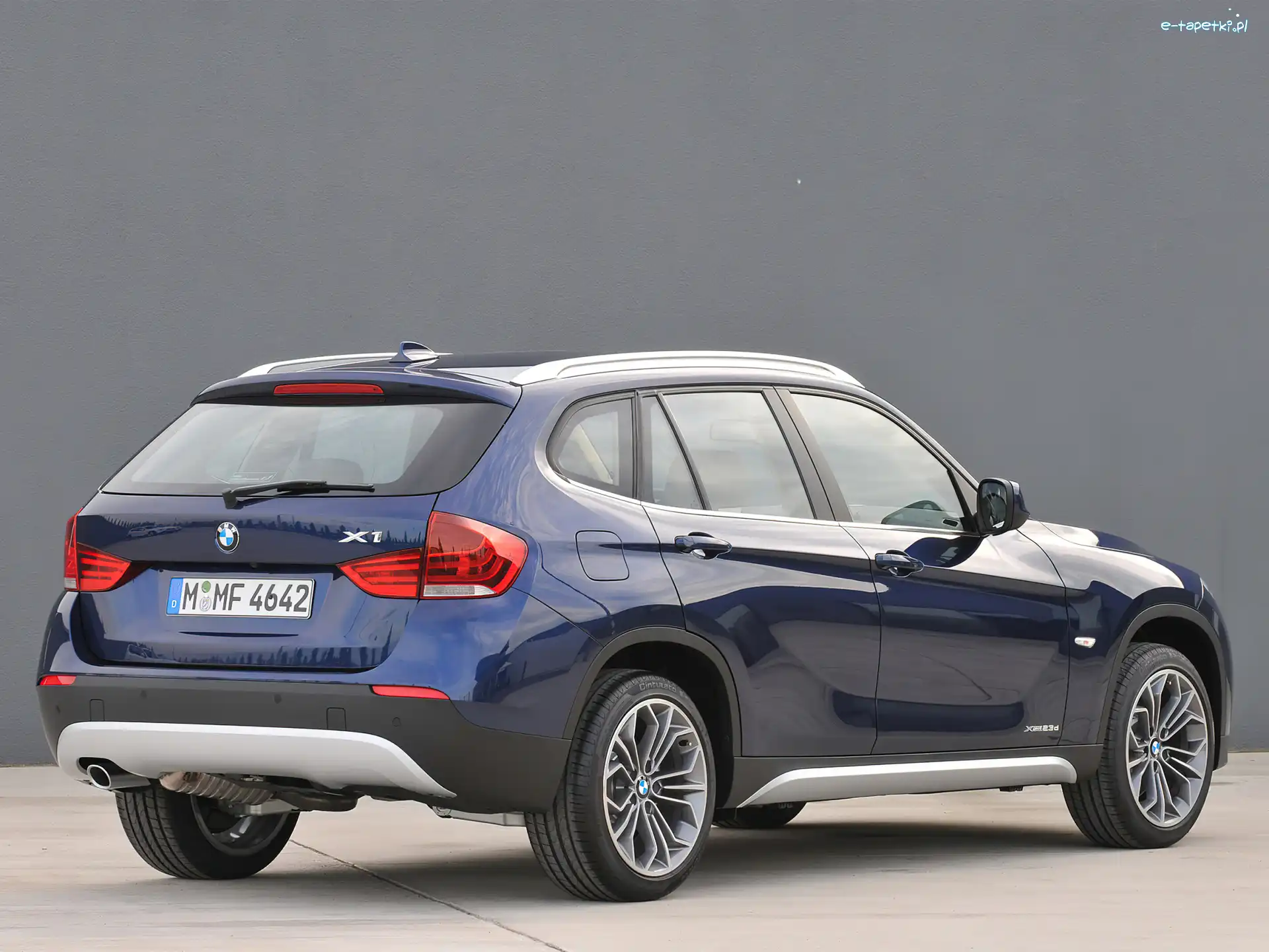 BMW X1, 4x4, Napęd, Niebieskie