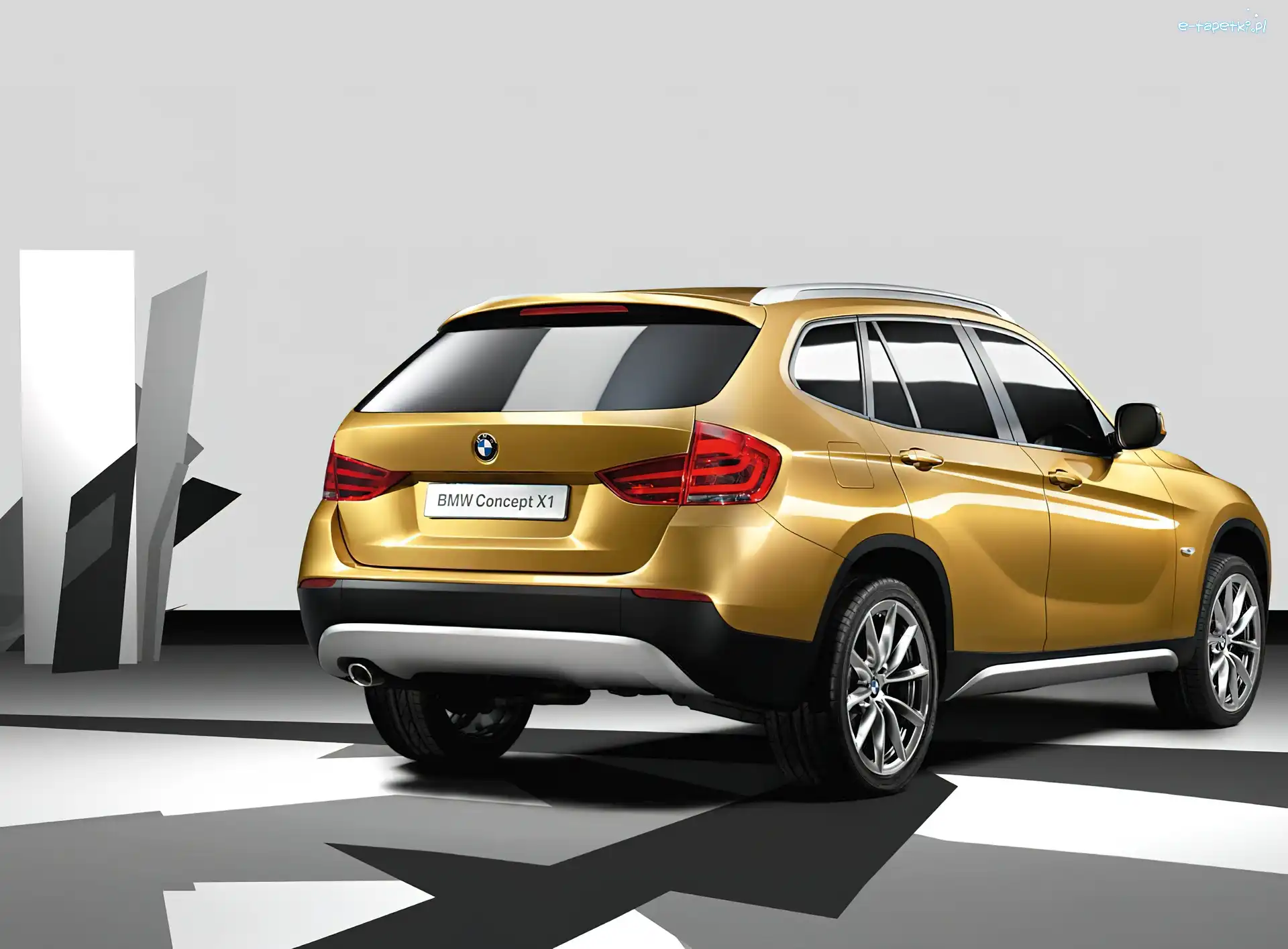 Tył, Zderzak, BMW X1