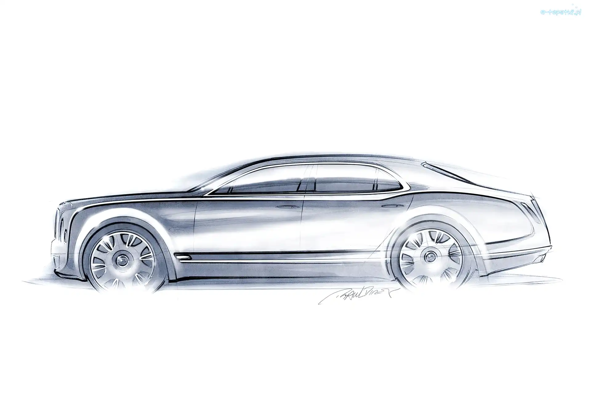 Szkic, Bentley Mulsanne