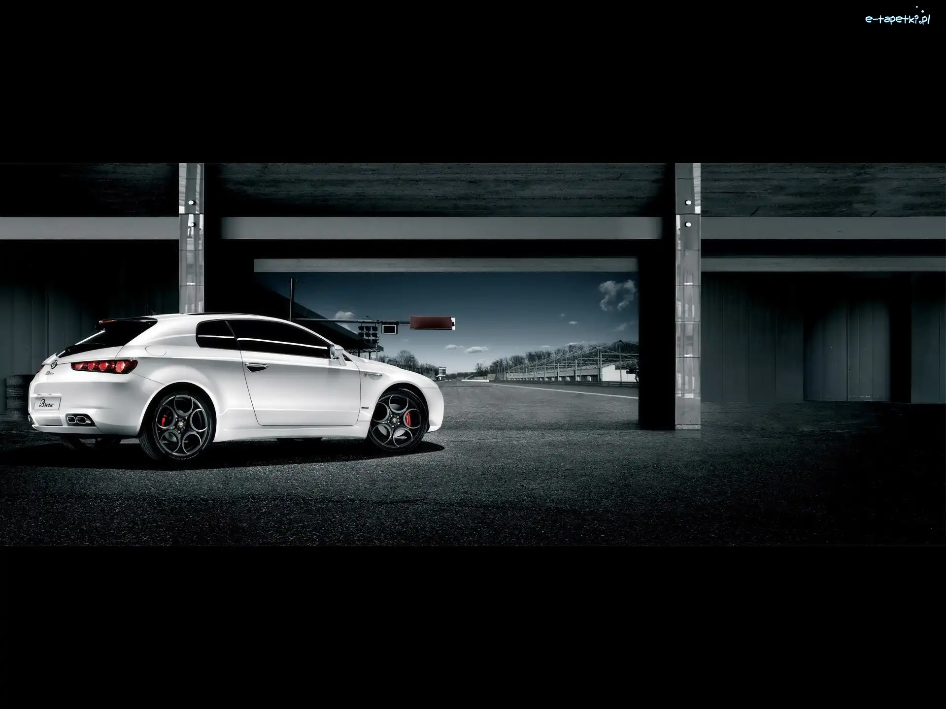 Hatchback, Alfa Romeo Brera, Biała