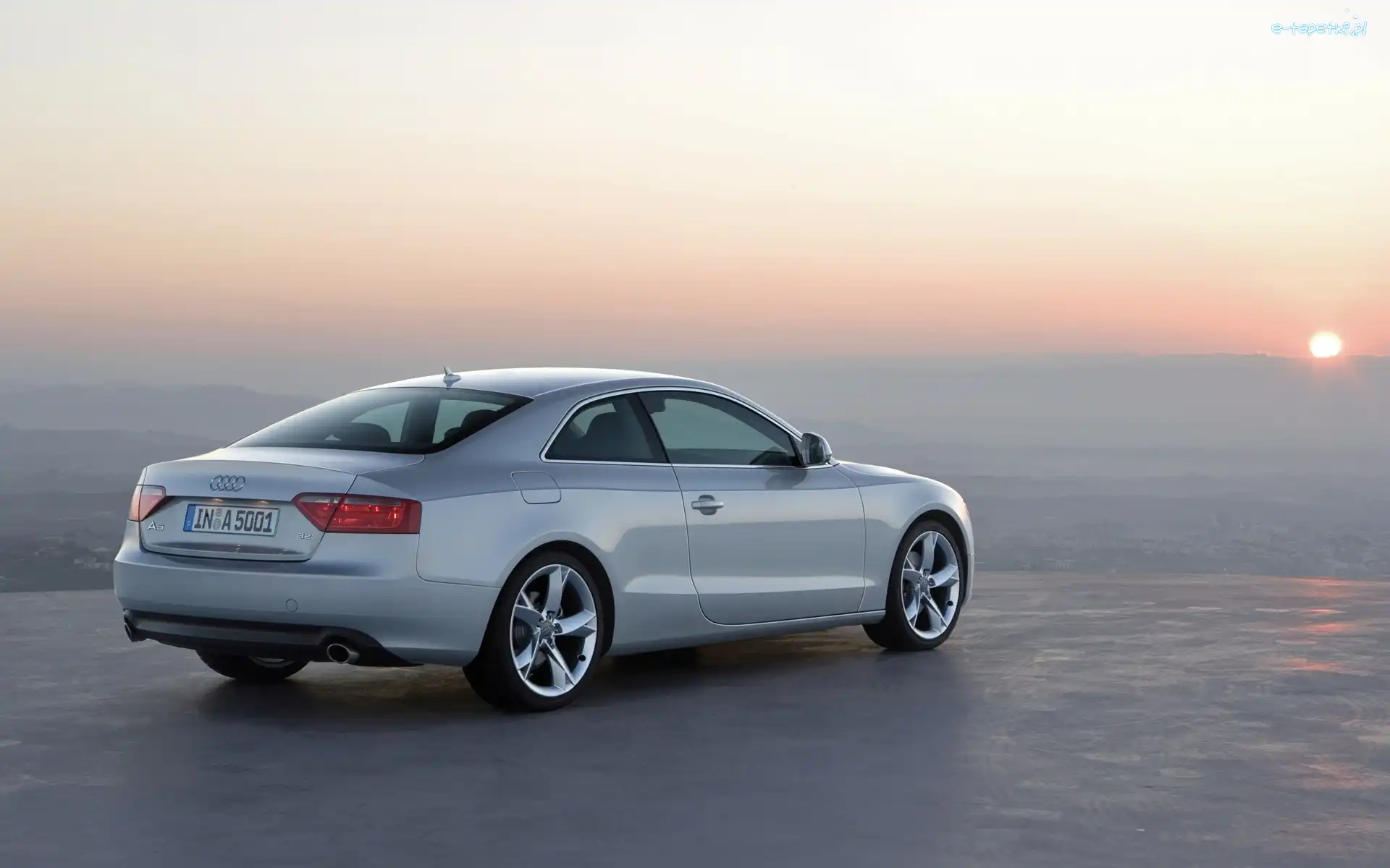 Coupe, Słońca, Zachód, Audi A5