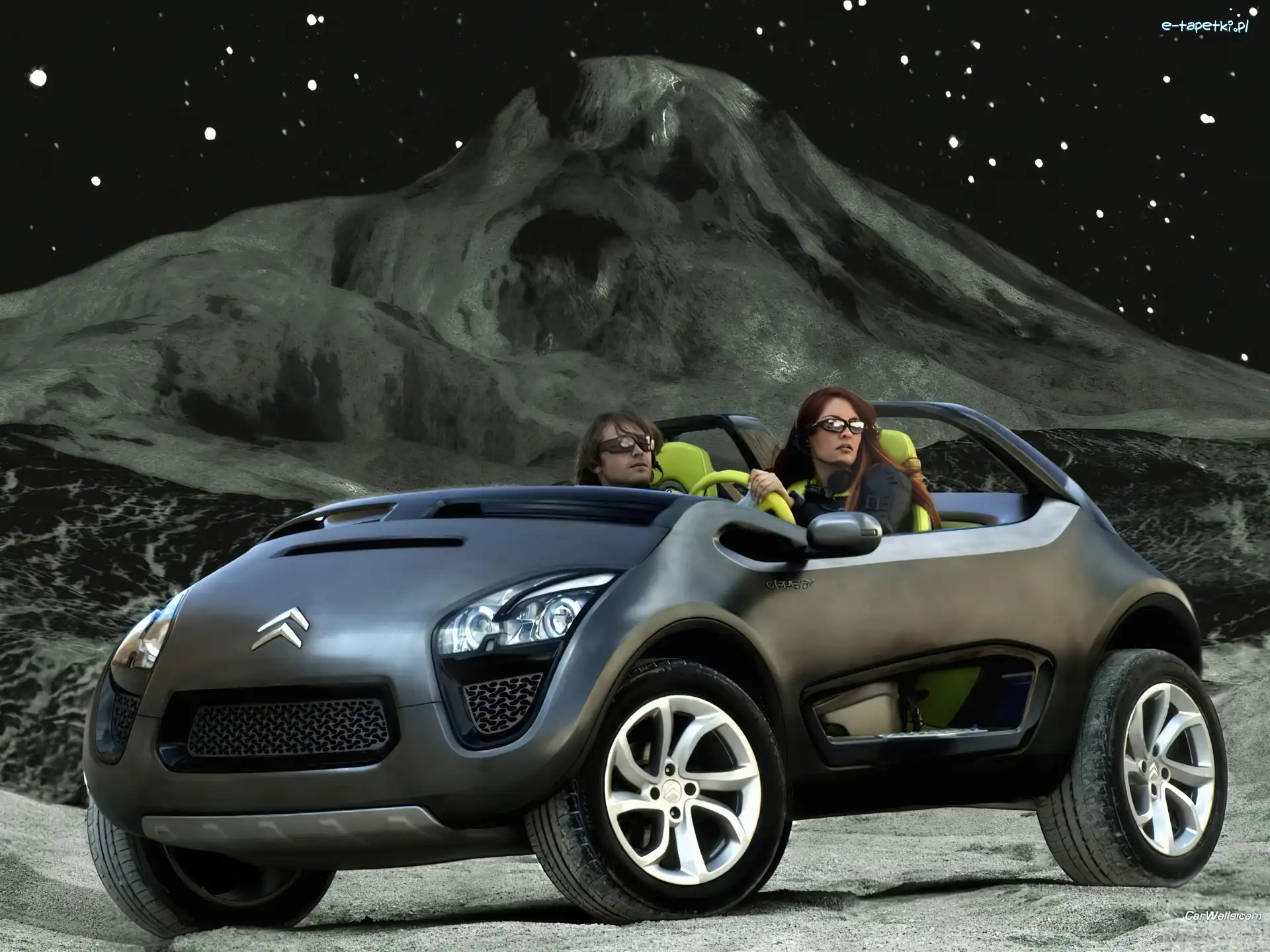 Księżyc, Reklama, Citroen C-Buggy