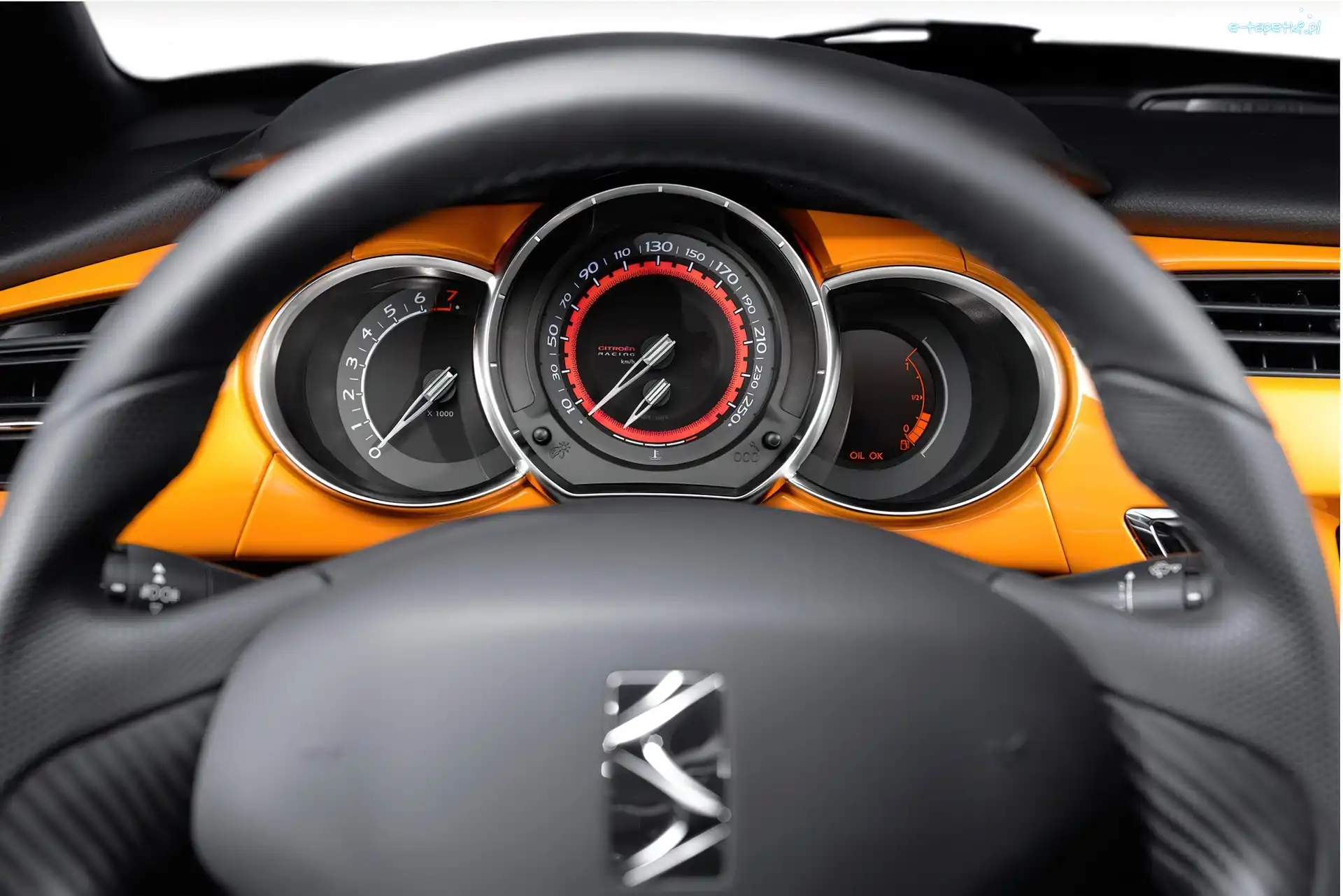 Zegary, Citroen DS3