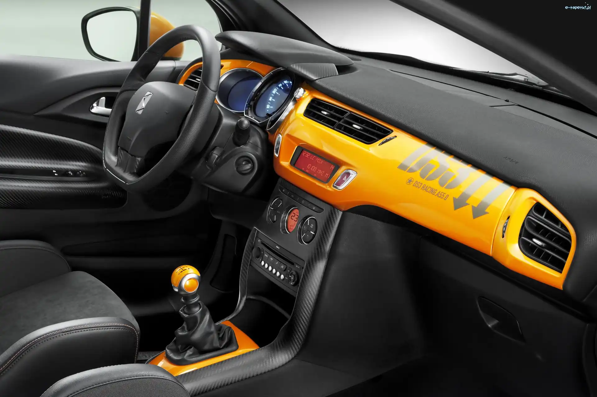 Racing, Wnętrze, Citroen DS3