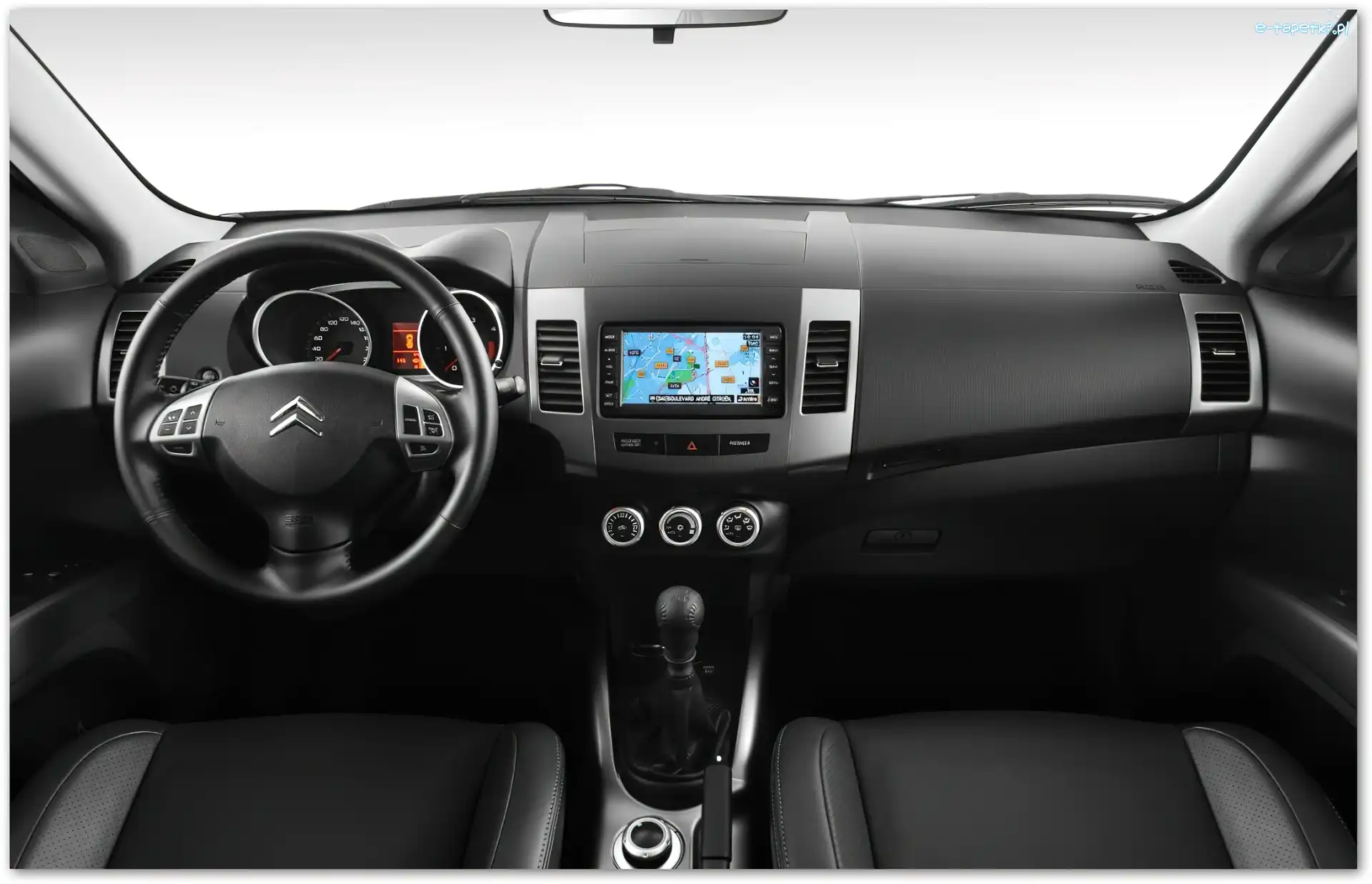Nawigacja, Citroen C-Crosser, Wnętrze