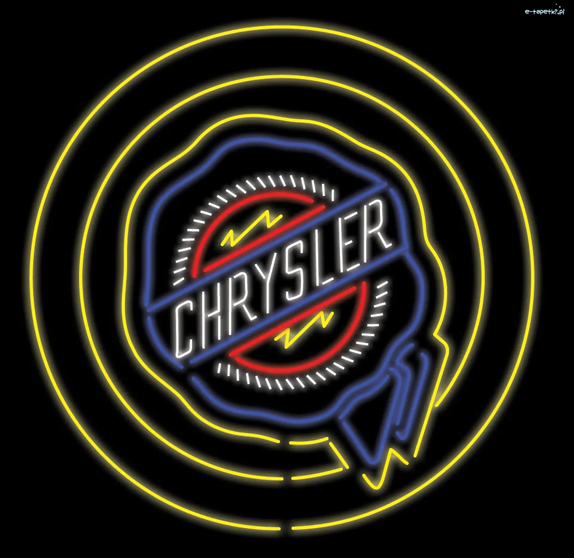 Neon, Logo, Chrysler