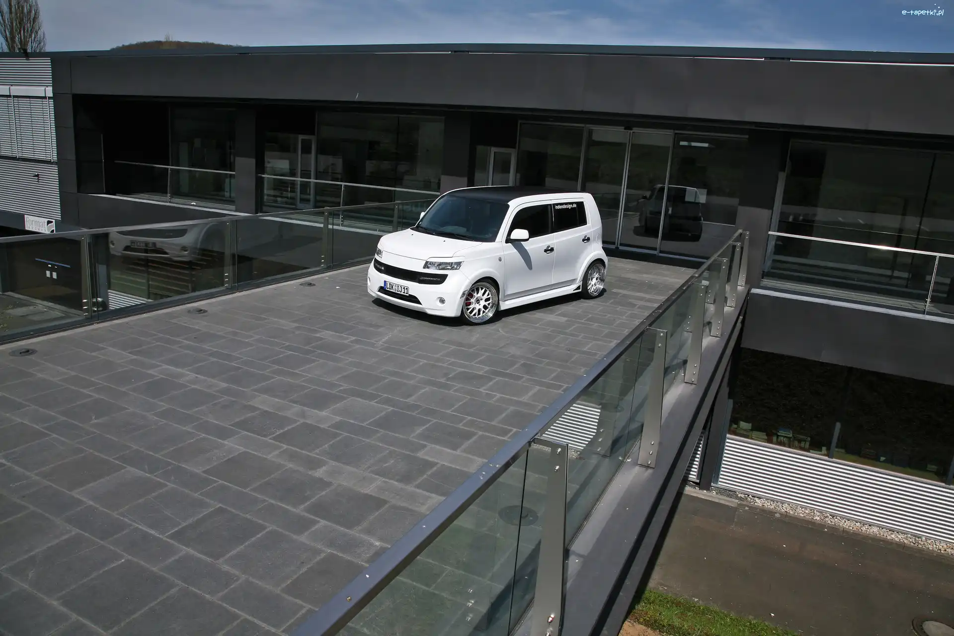 Tuning, Daihatsu Materia, Biały