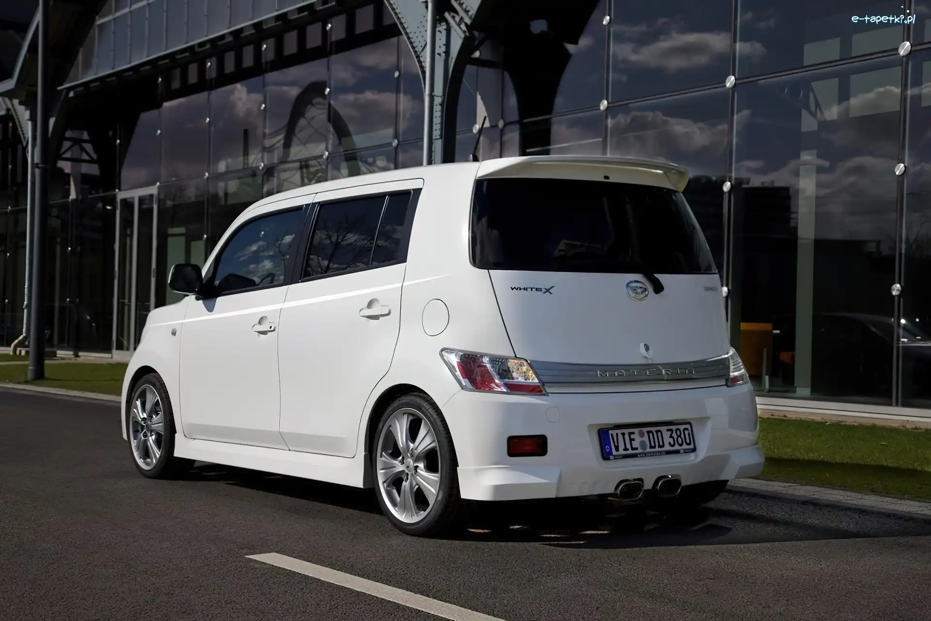 Daihatsu Materia, X, White, Tył