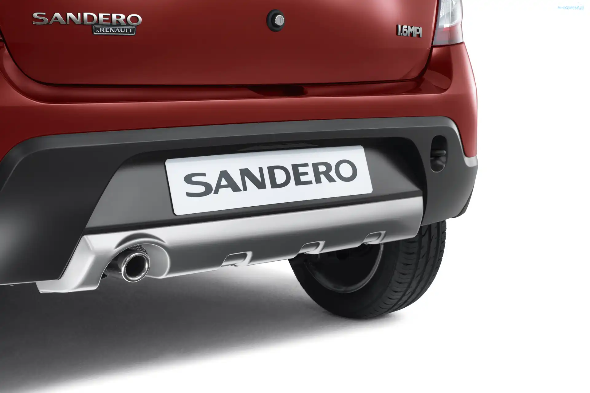 Tył, Zderzak, Dacia Sandero