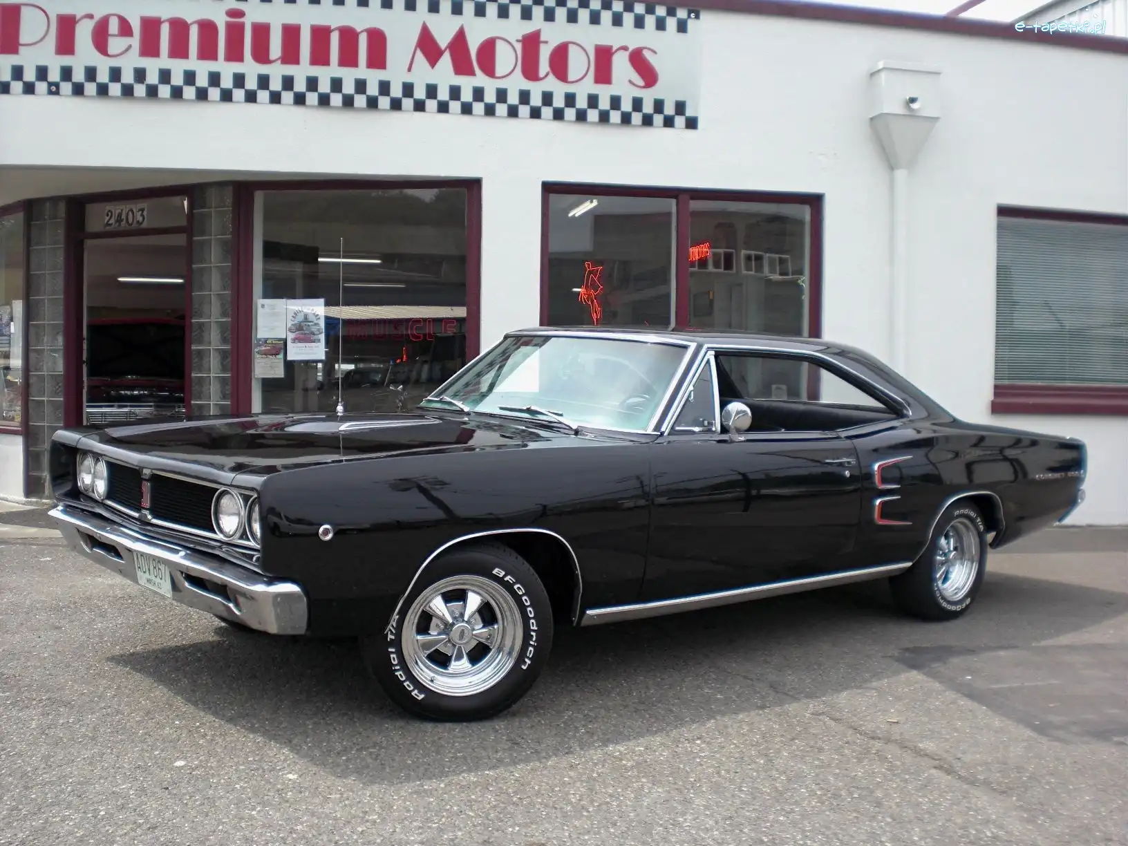 USA, Dodge Coronet, Czarny
