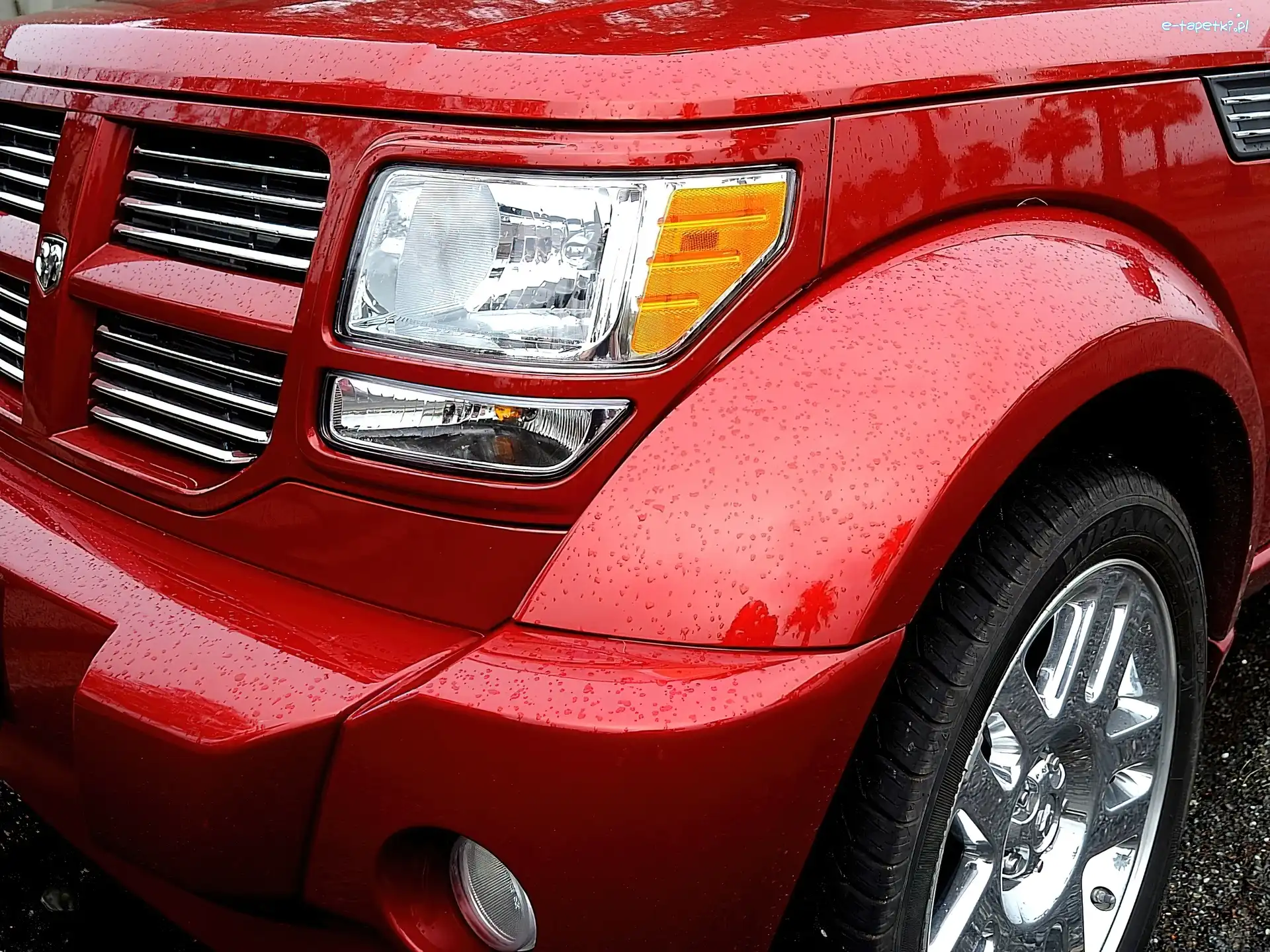 Nadkole, Deszczu, Krople, Dodge Nitro
