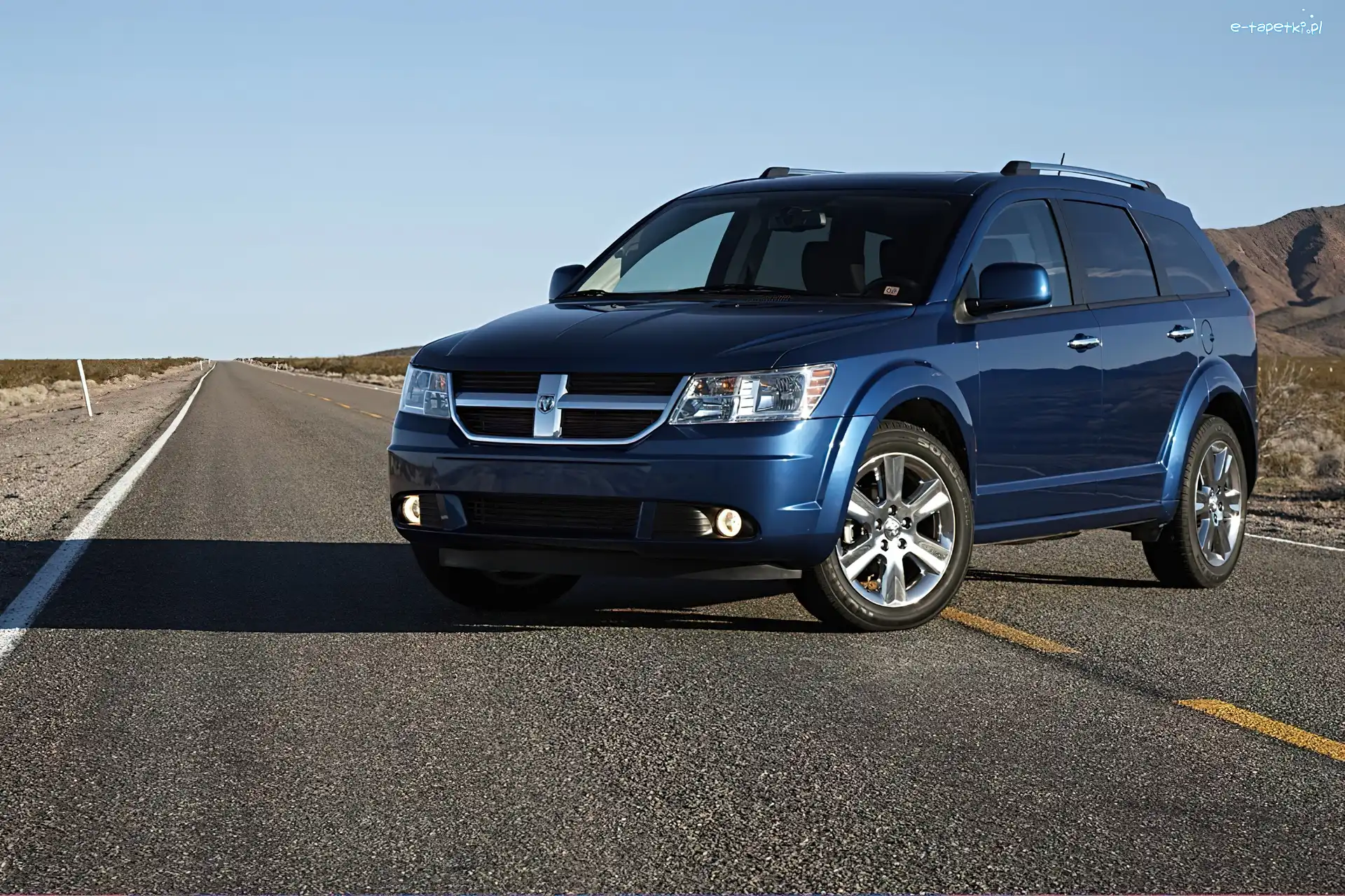 Szosa, Dodge Journey, Granatowy