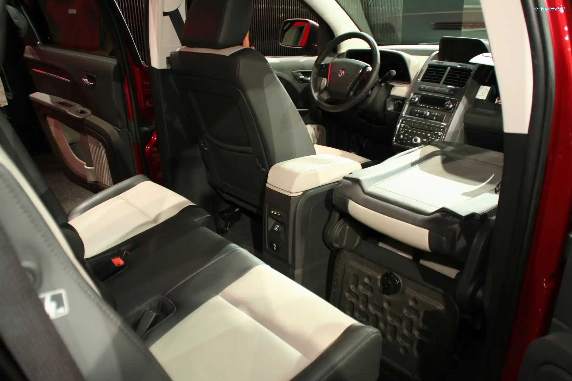 Kanapa, Skóry, Tył, Dodge Journey