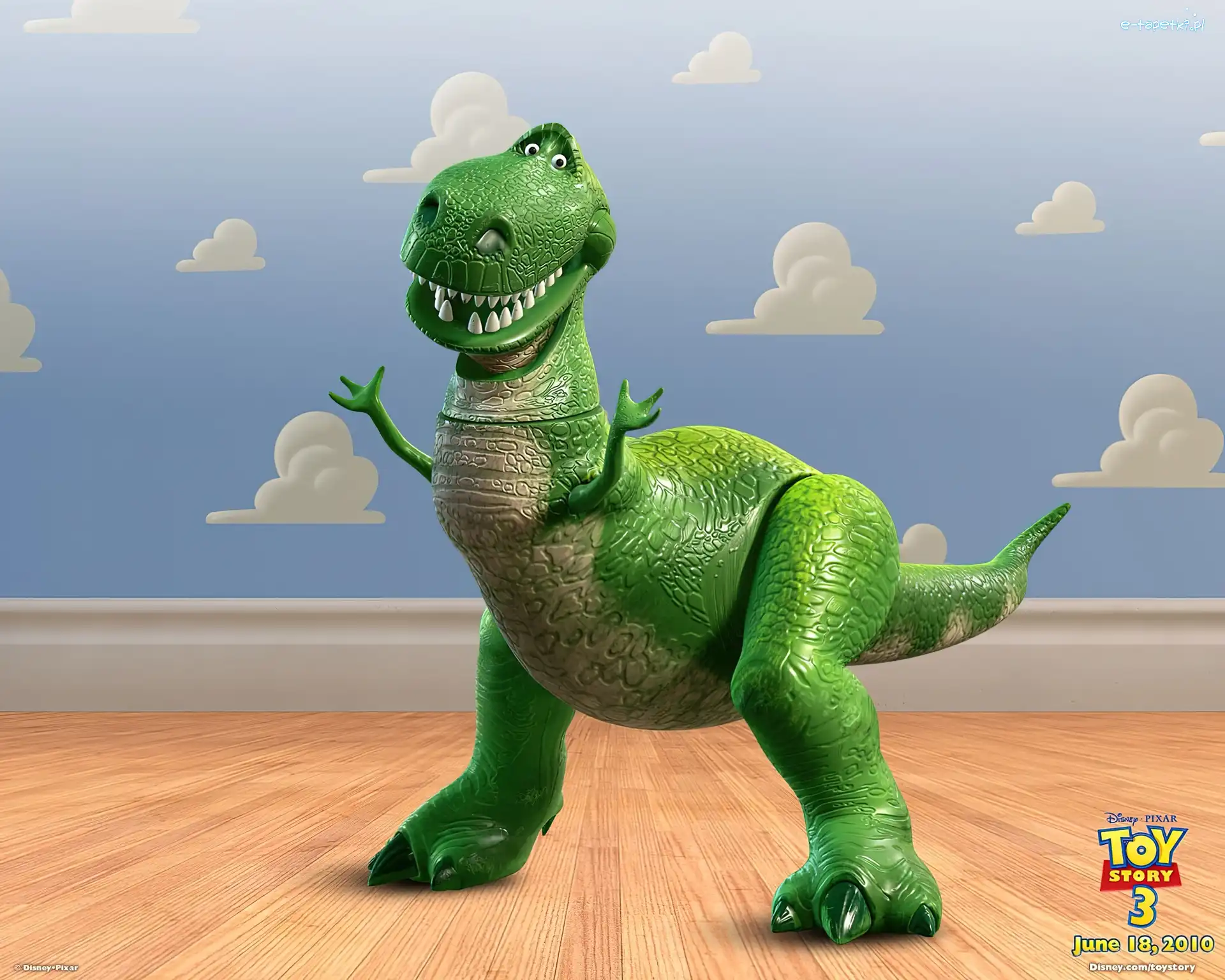 Dinozaur, Zielony, Toy Story 3