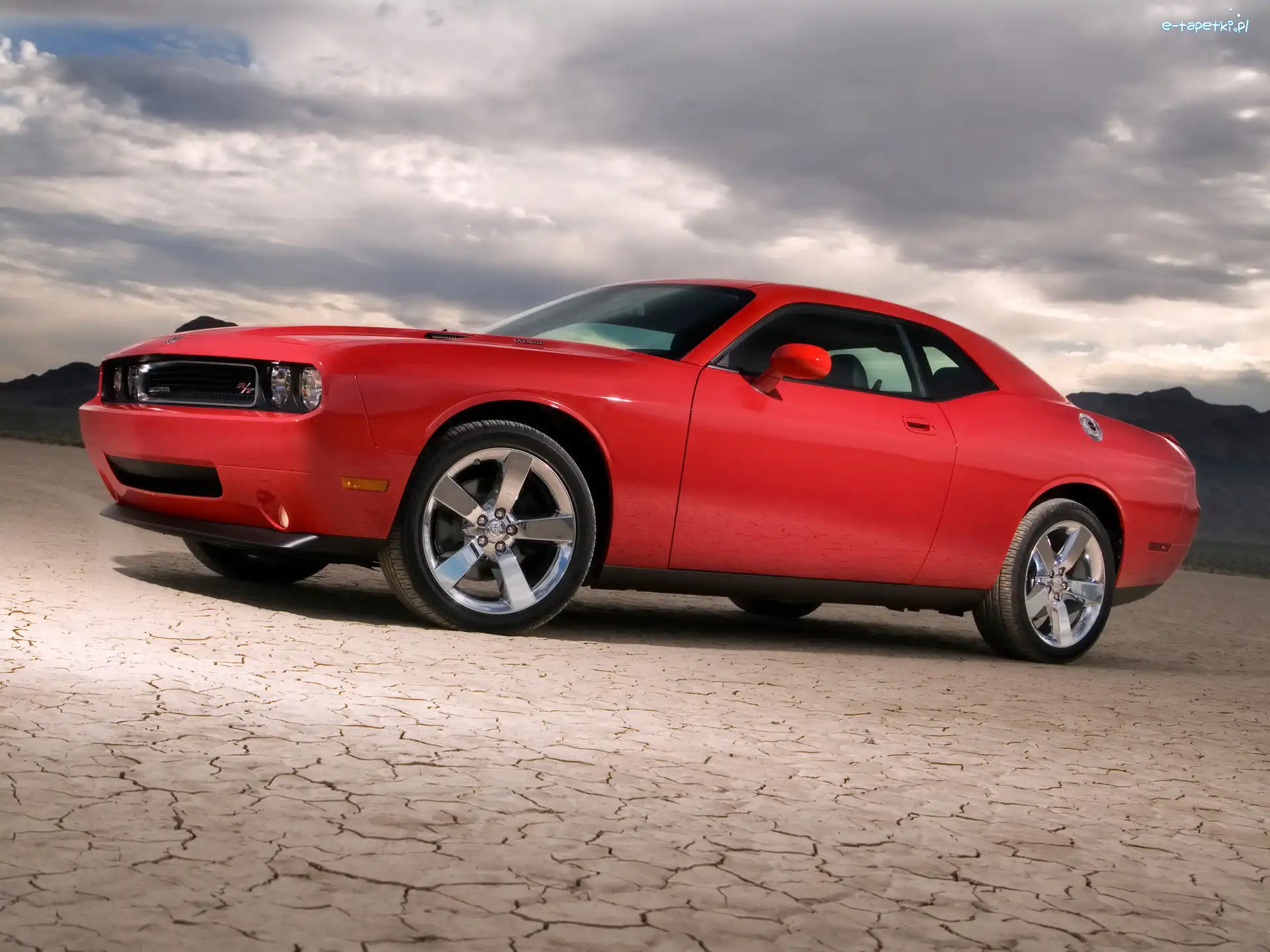 Niebo, Ciemne, Dodge Challenger
