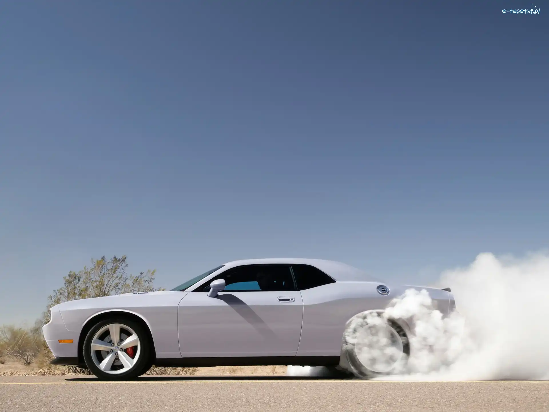Dodge Challenger, Mocy, Pokaz, Biały