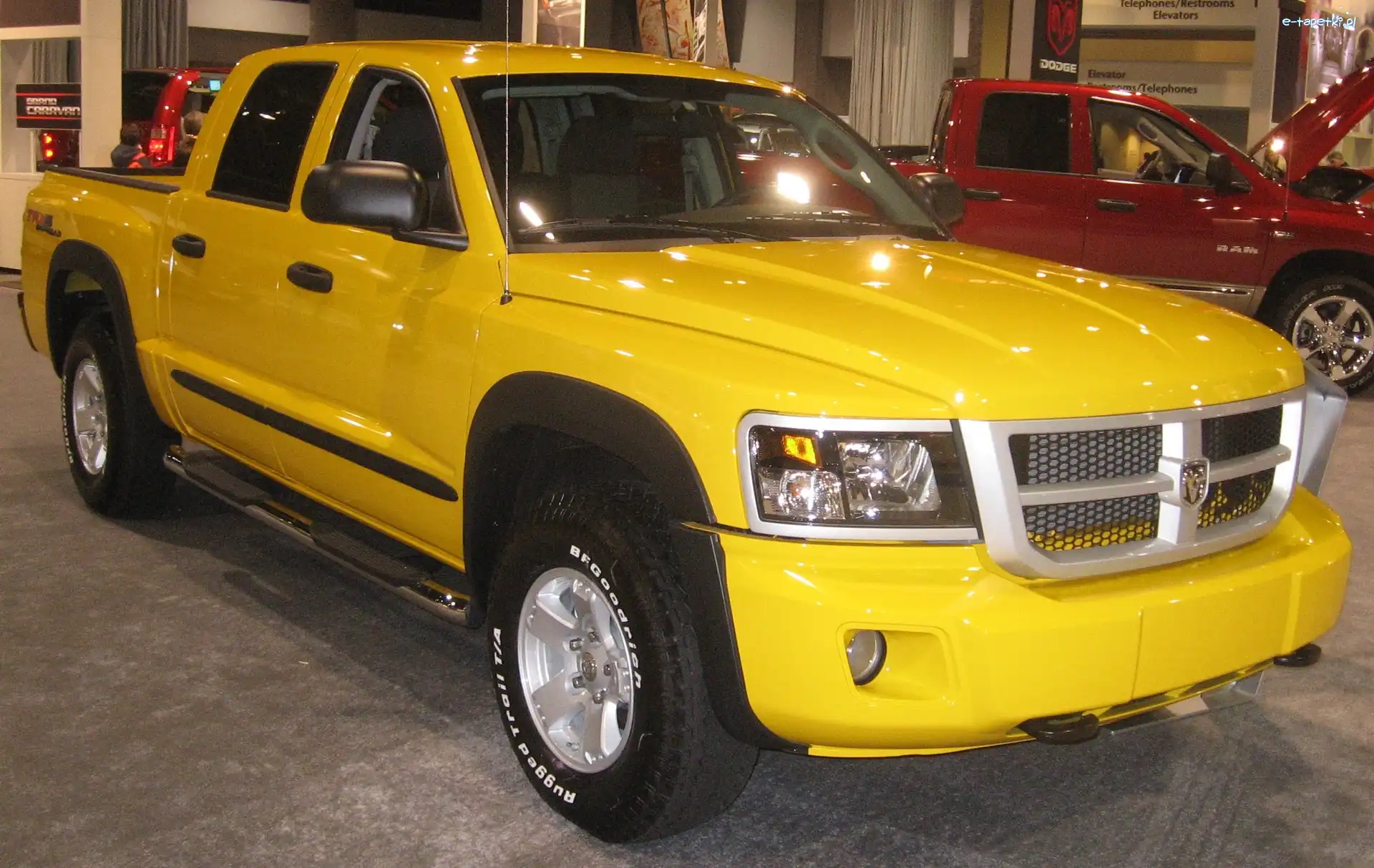 Dodge Dakota, Żółty, Dealer
