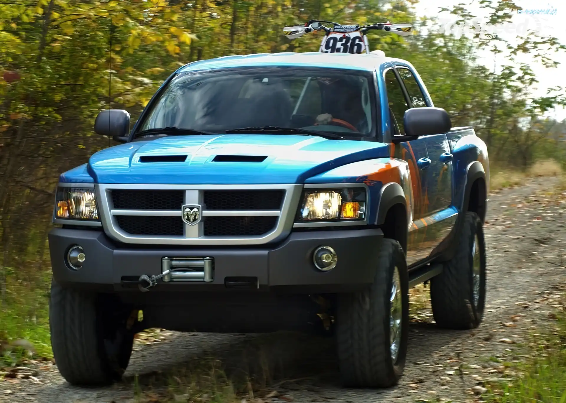Wyciągarka, 4x4, Napęd, Dodge Dakota