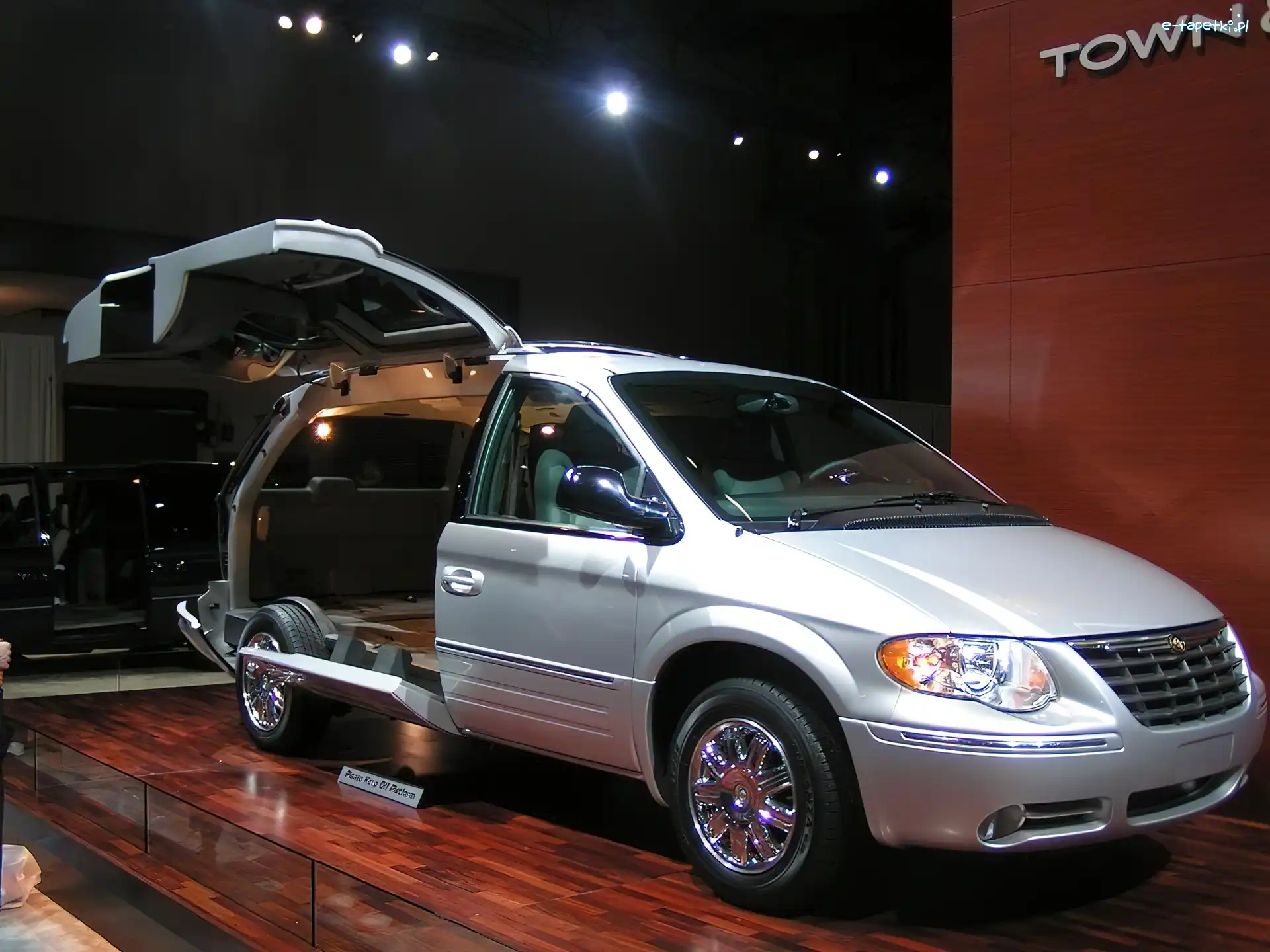 Boczna, Bagażnika, Klapa, Dodge Caravan