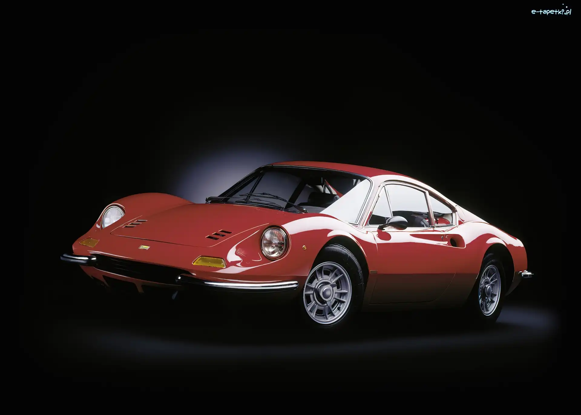 Kierunkowskazy, Tło, Czarne, Ferrari Dino