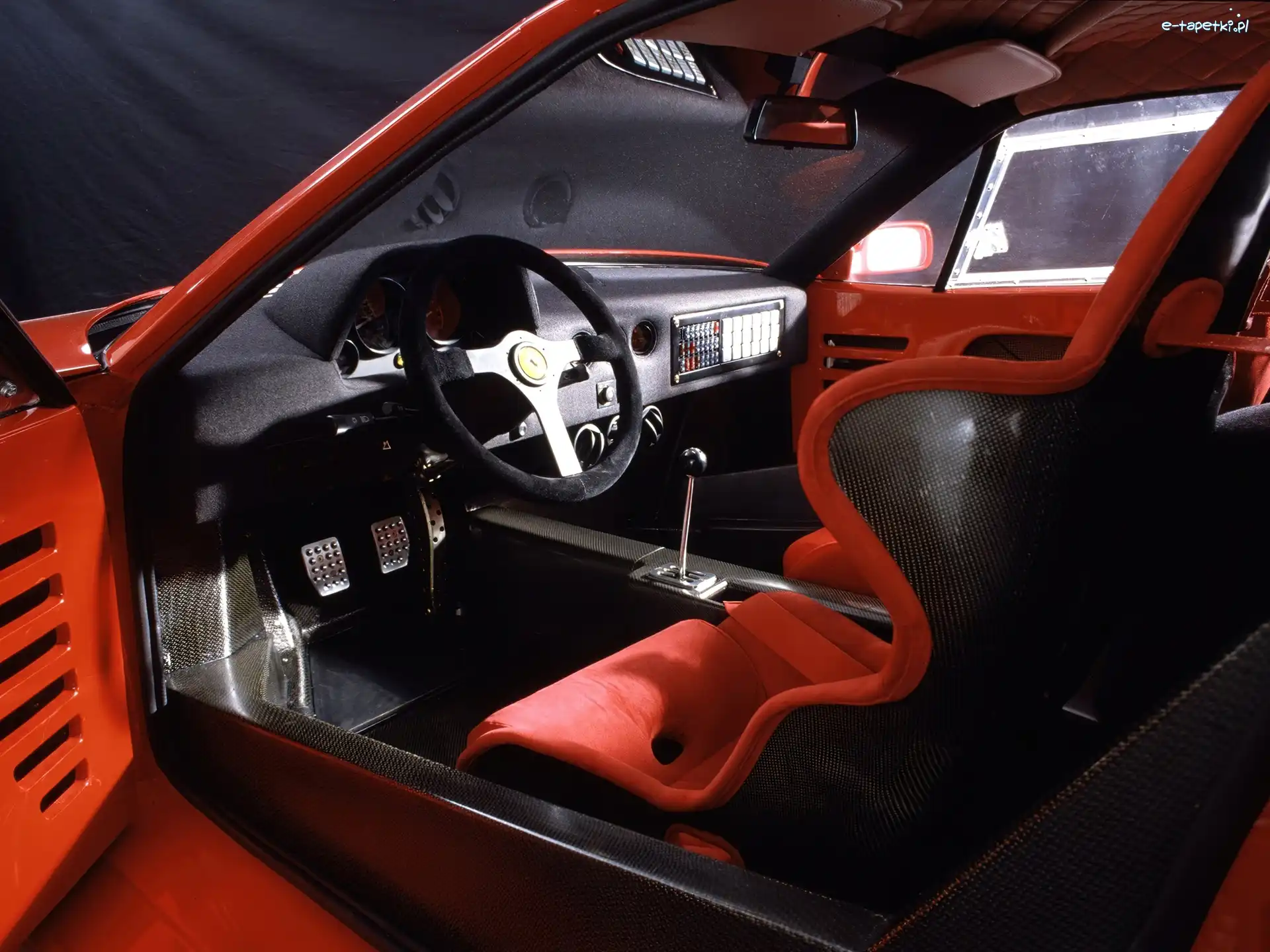 Kubełkowe, Fotele, Ferrari F 40