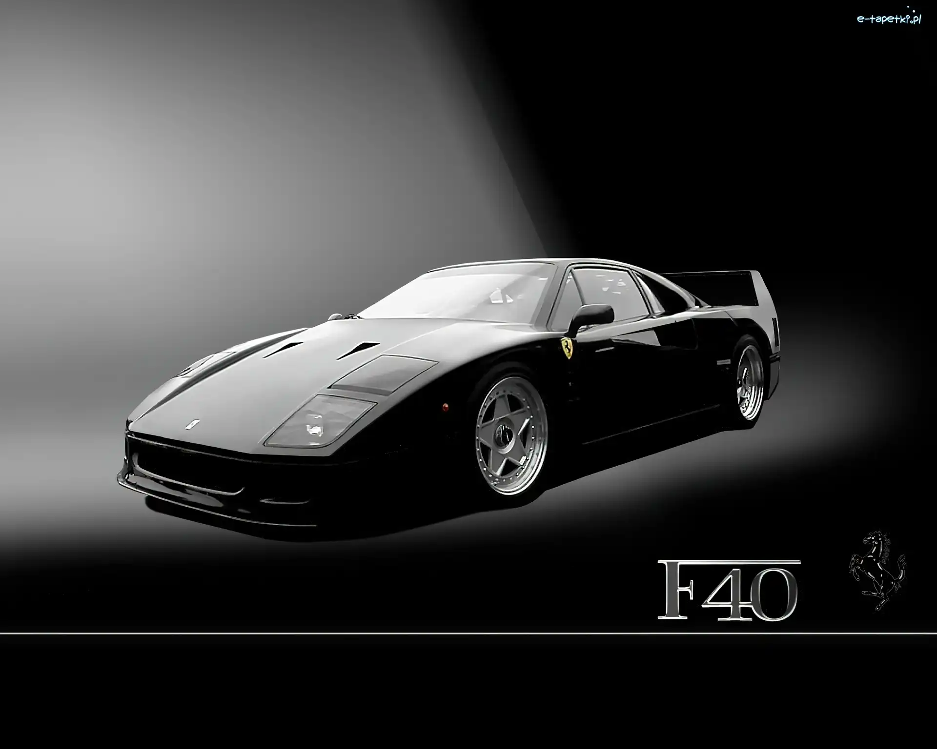 Ferrari F 40, Czarne