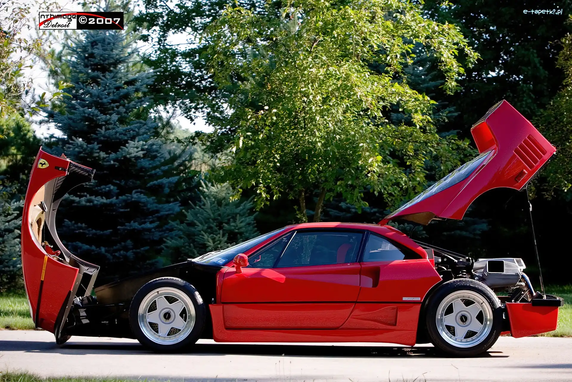 Pokrywa, Bagażnika, Silnika, Ferrari F 40