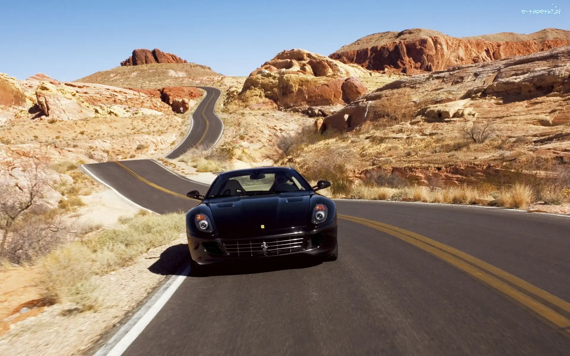 Kręta, Droga, Górska, Ferrari 599