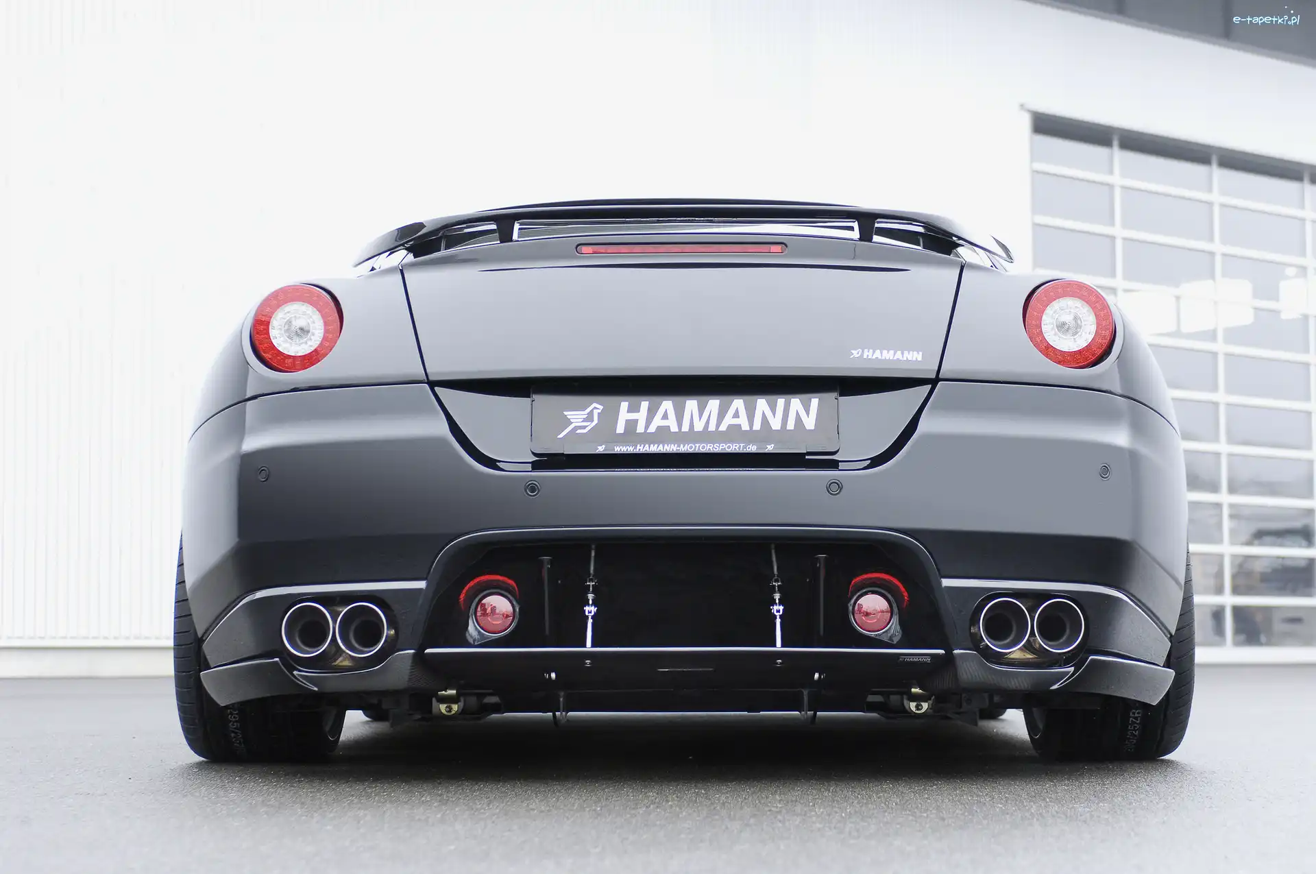Ferrari 599, Wydech, Hamann, Tył