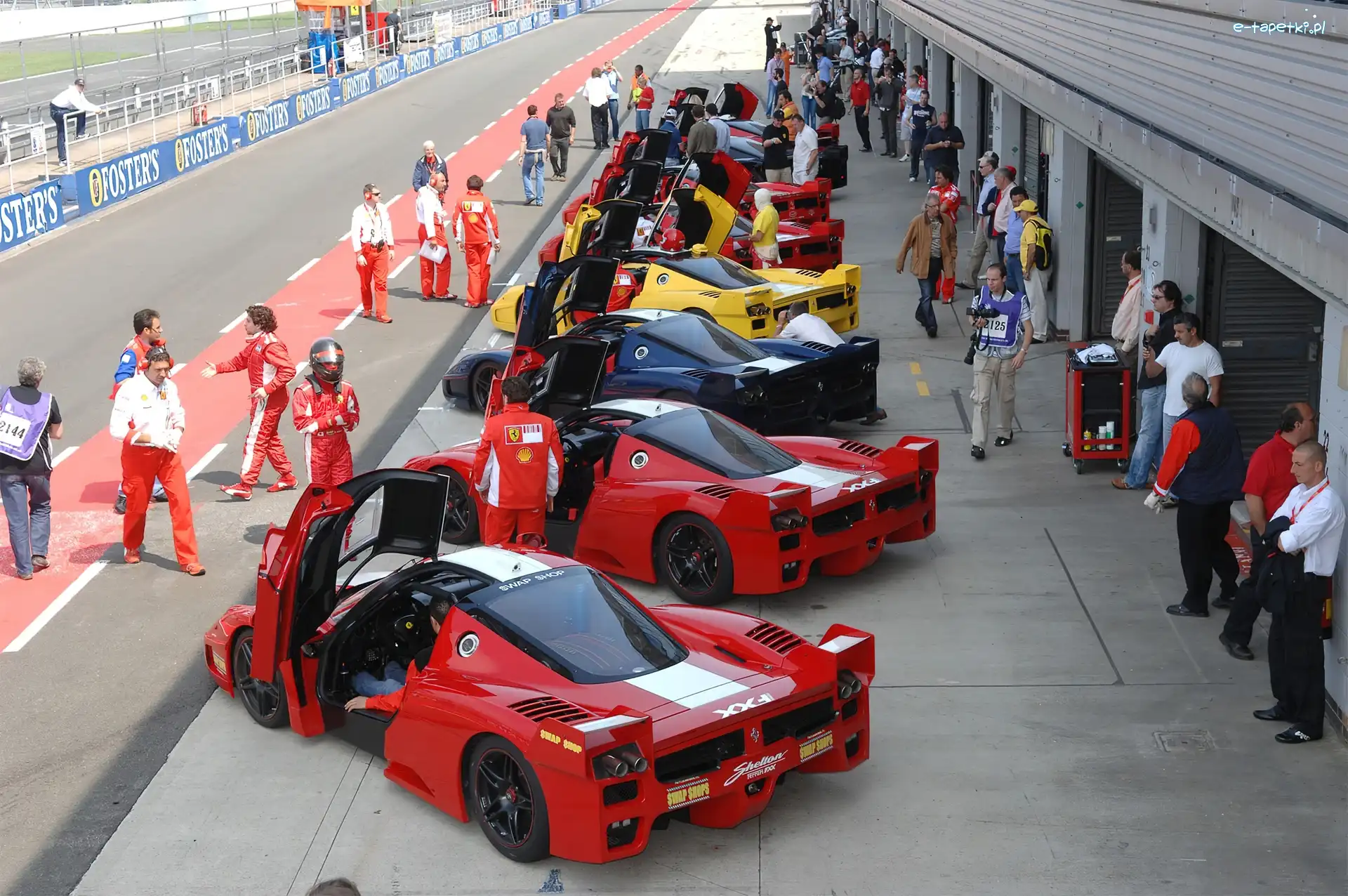 Ferrari FXX, Z, Widok, Kierowcy, Góry