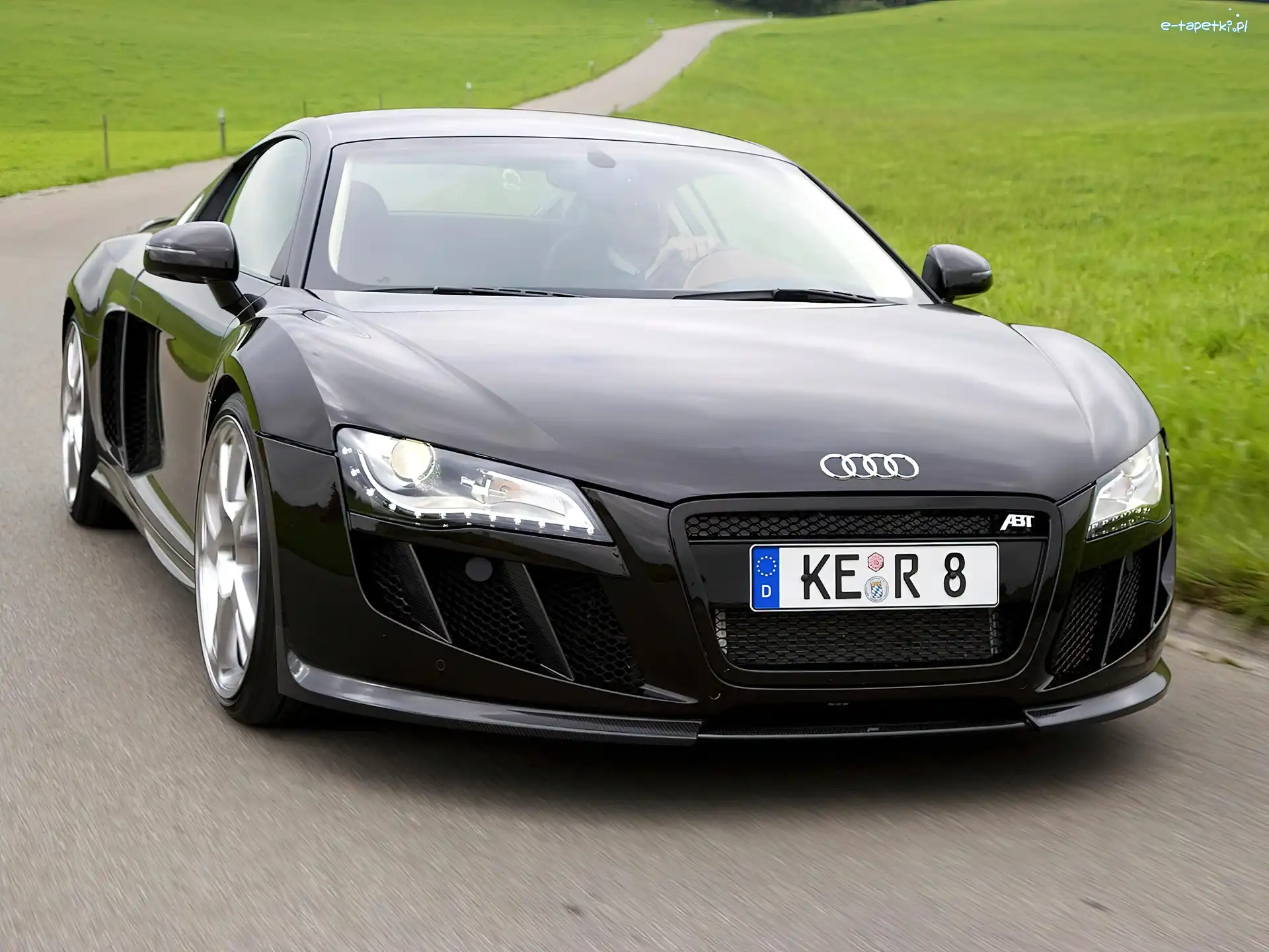 Audi R8, ABT, Zderzak, Czarne