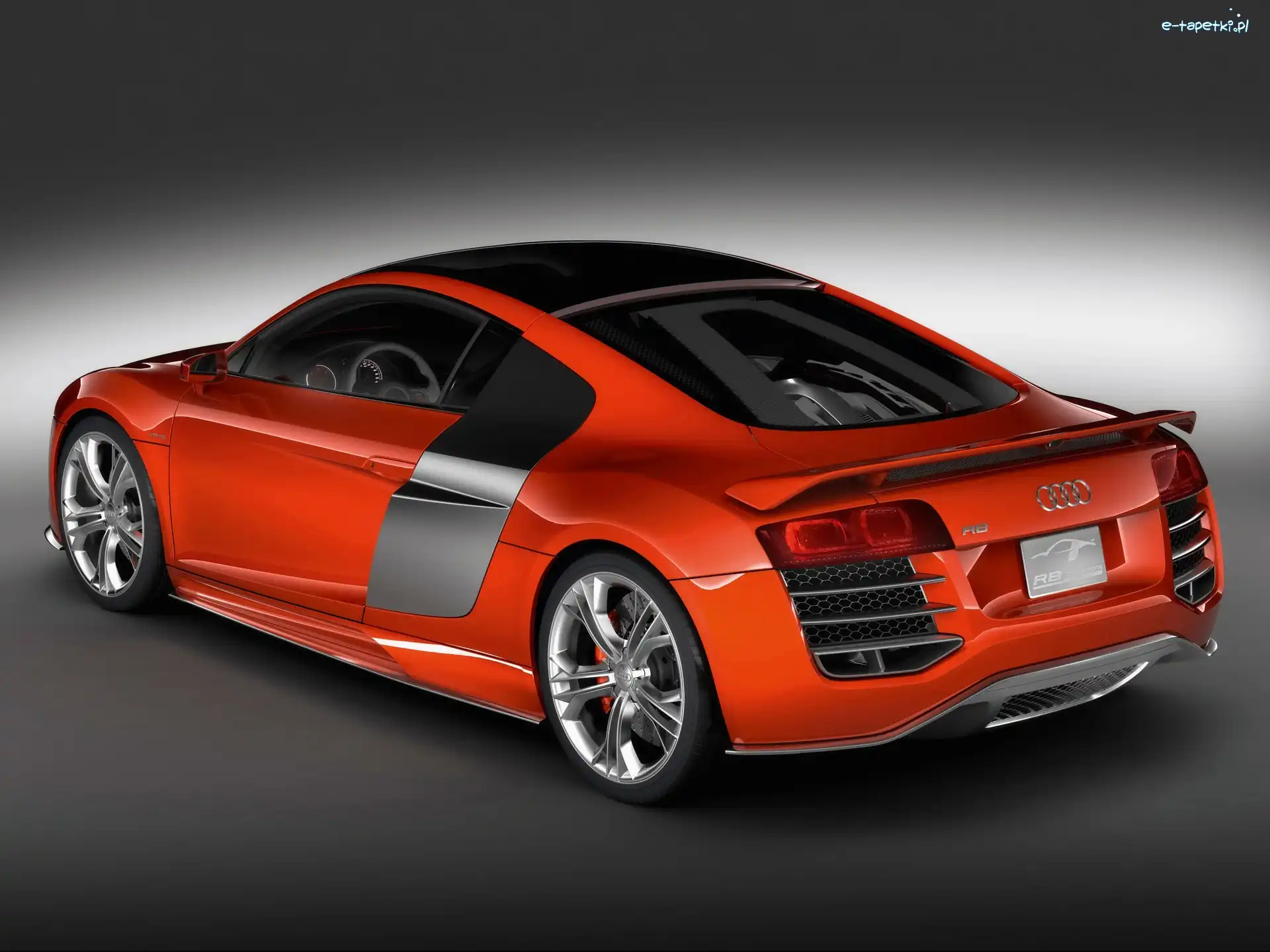 Sylwetka, Audi R8, Tył