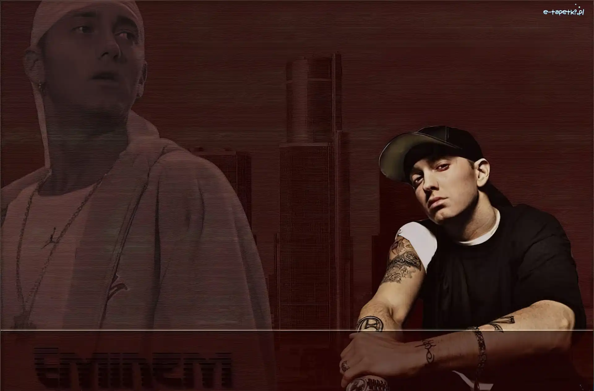 Czapeczka, Daszkiem, Z, Eminem