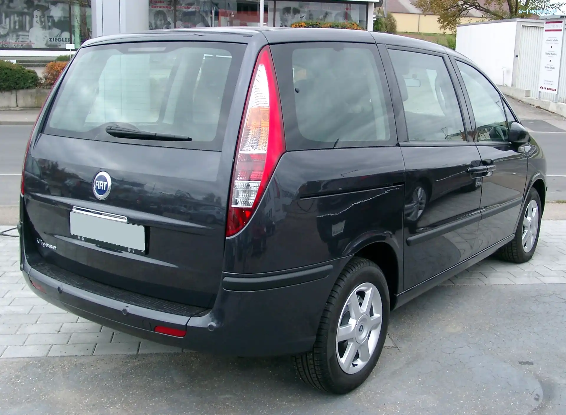 Parkowania, Czujniki, Fiat Ulysse