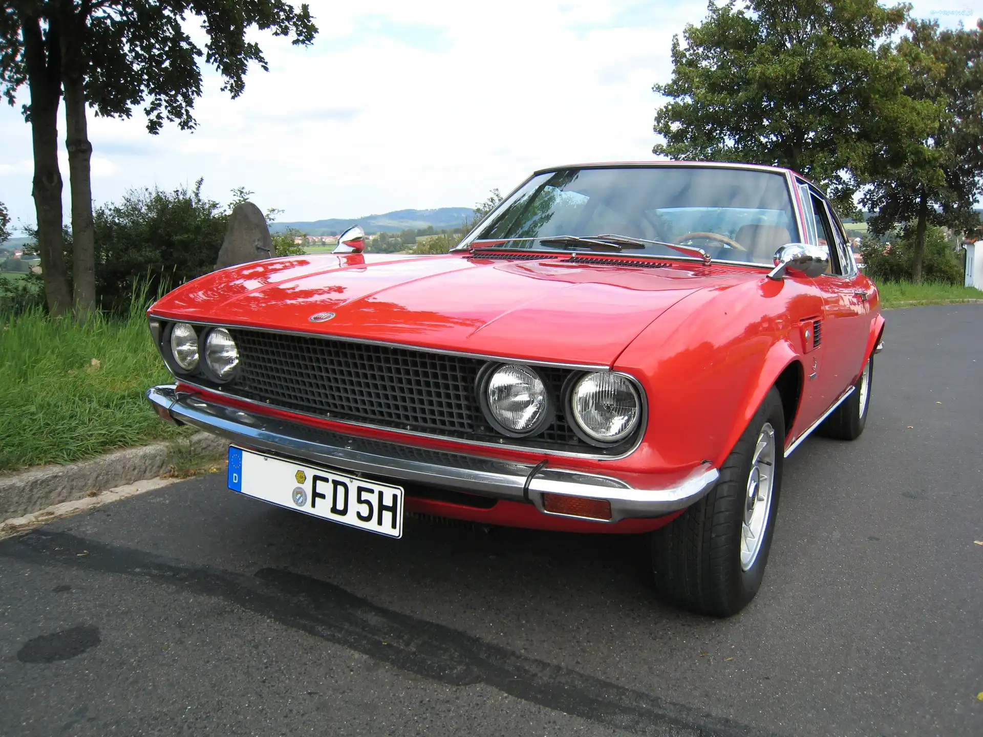 Chromowane, Niemcy, Lusterka, Fiat Dino