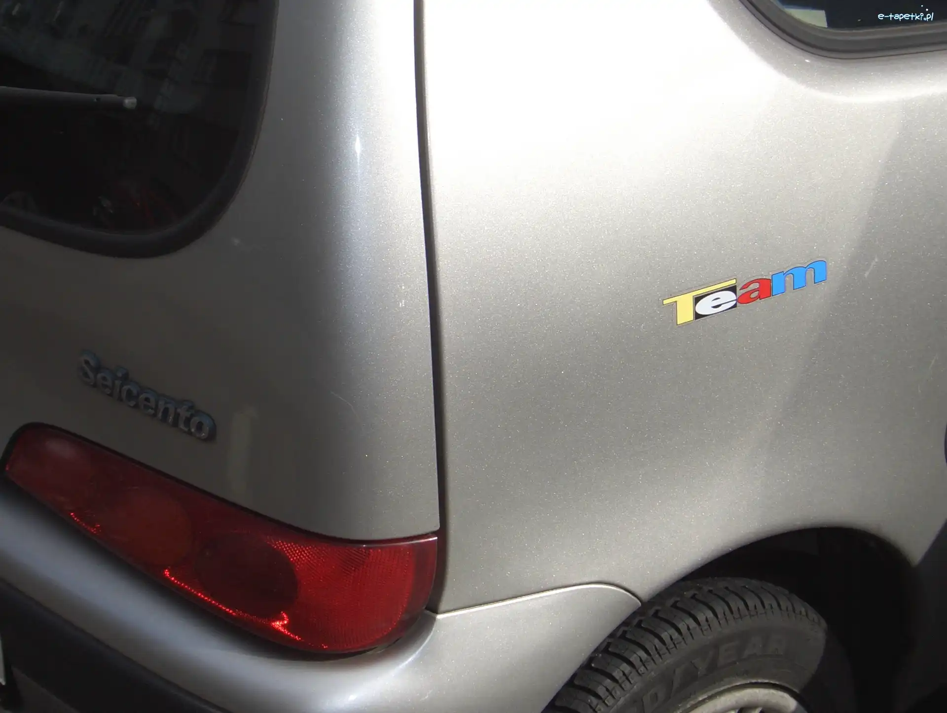 Team, Tył, Lampa, Fiat Seicento