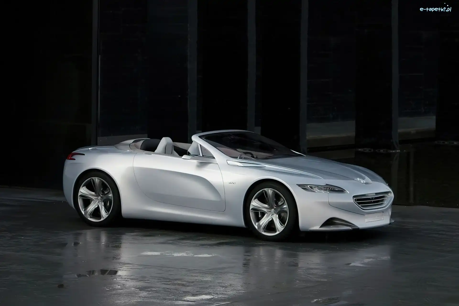 Kabriolet, Peugeot SR1, Srebrny