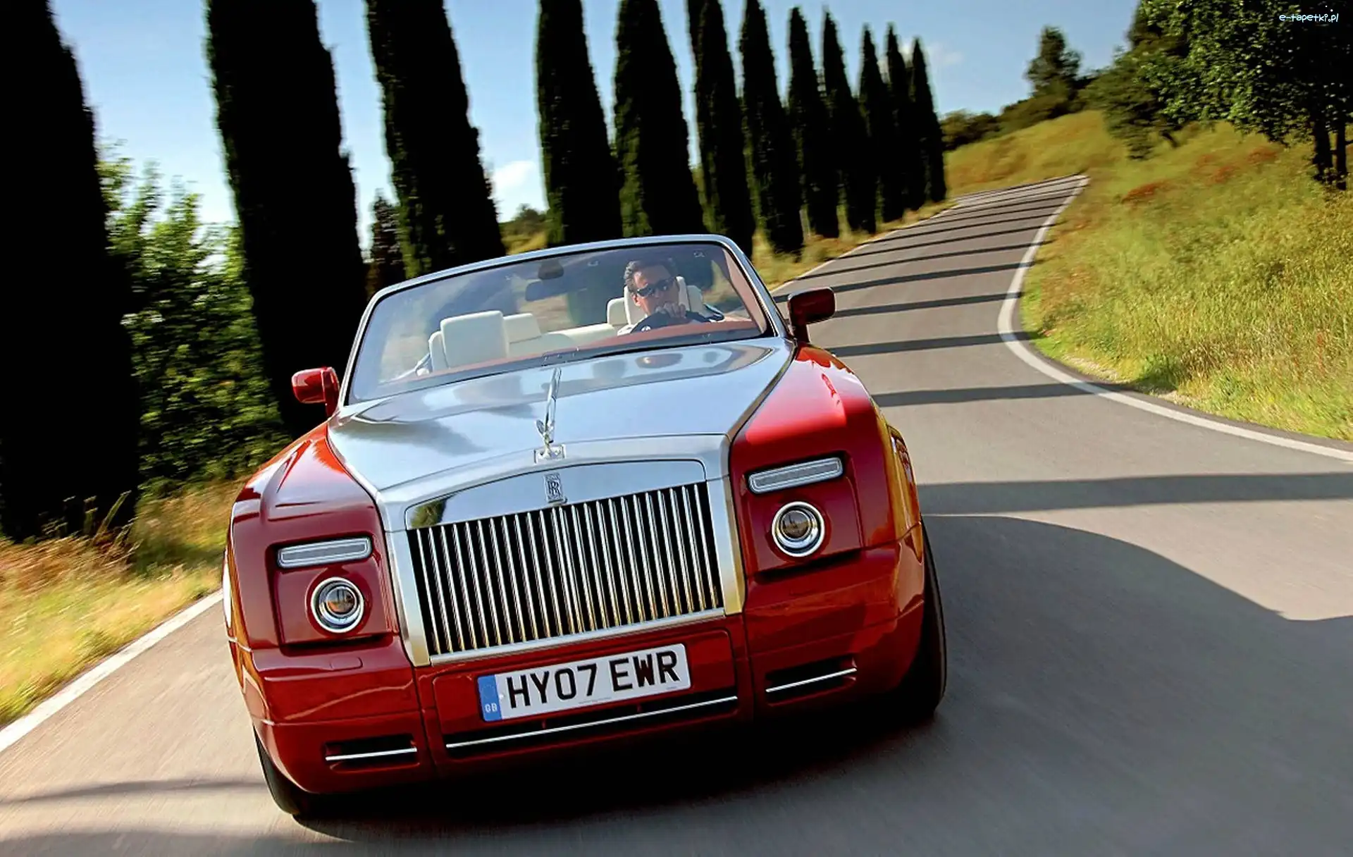 Rolls Royce Phantom Drophead, Czerwony