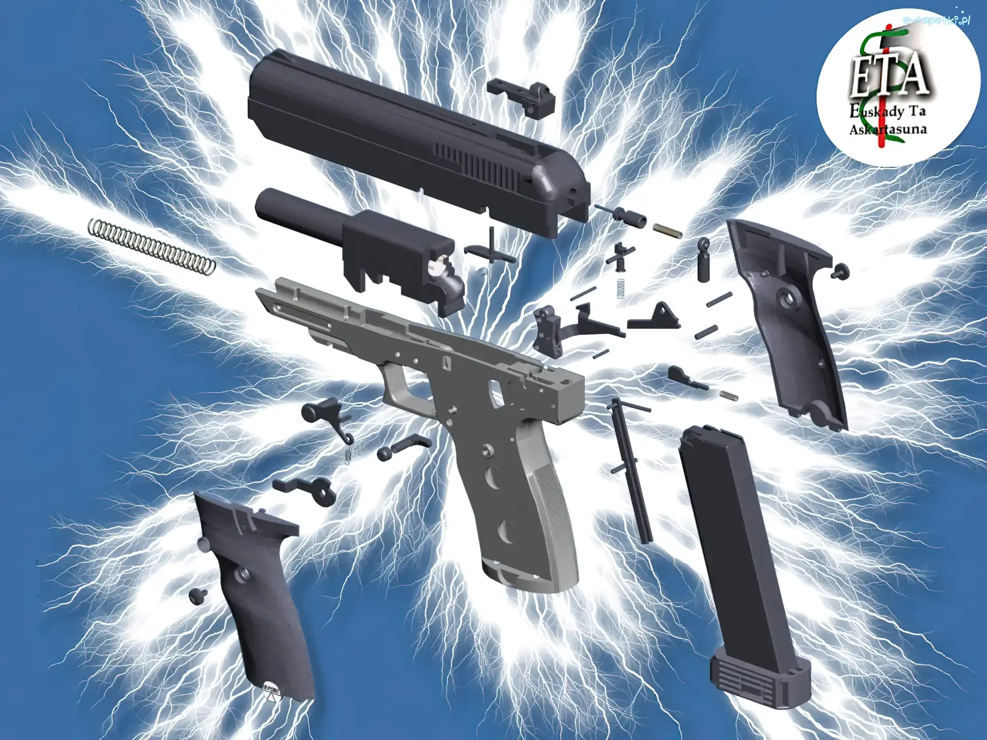 Magazynek, Części, Pistolet