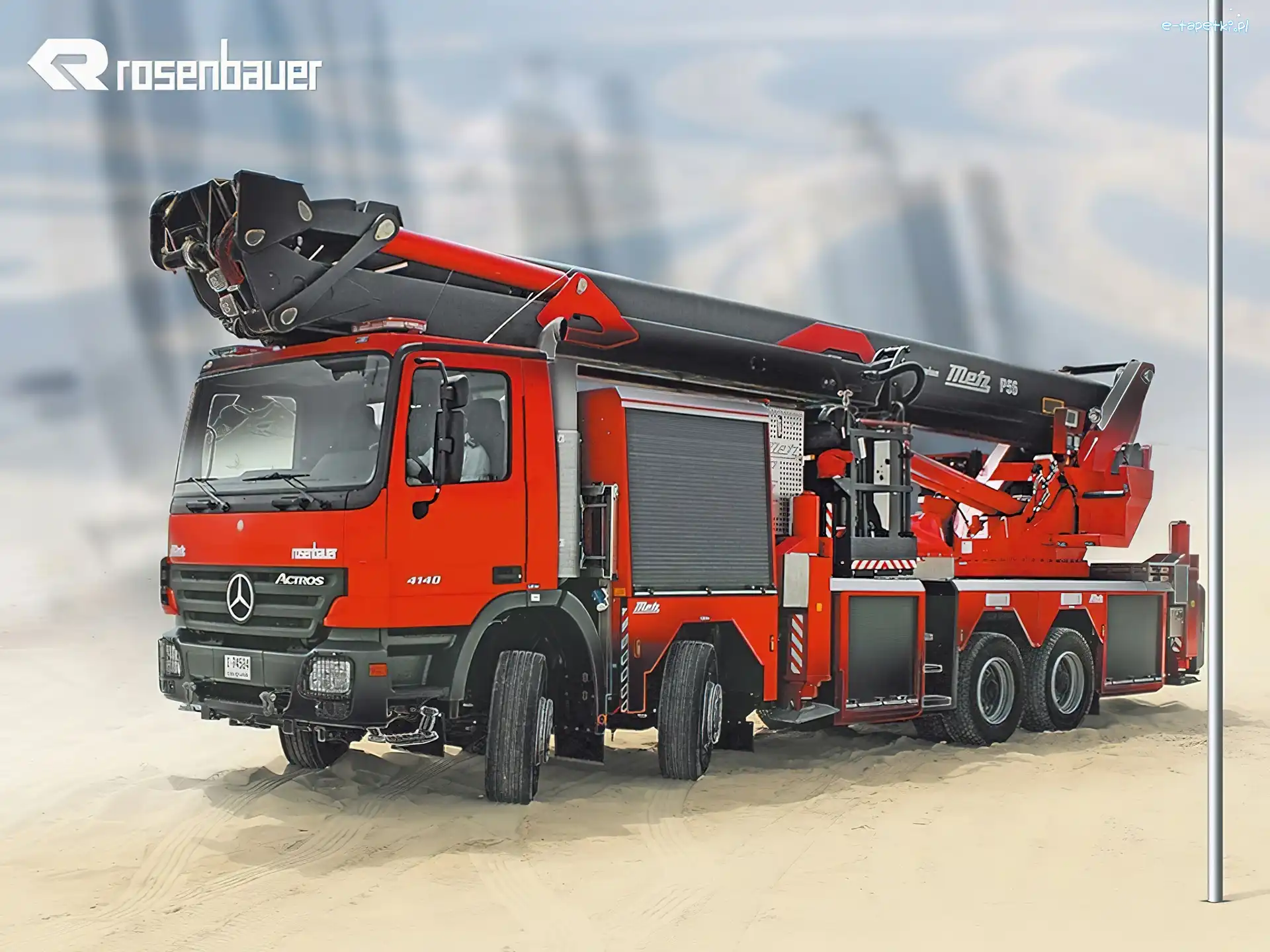 Dźwig, Actros, Mercedes