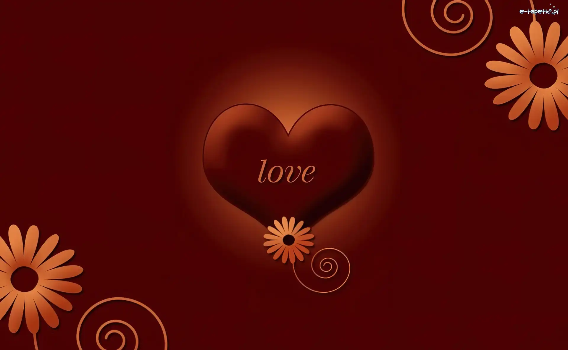 Kwiatki, Love, Serce