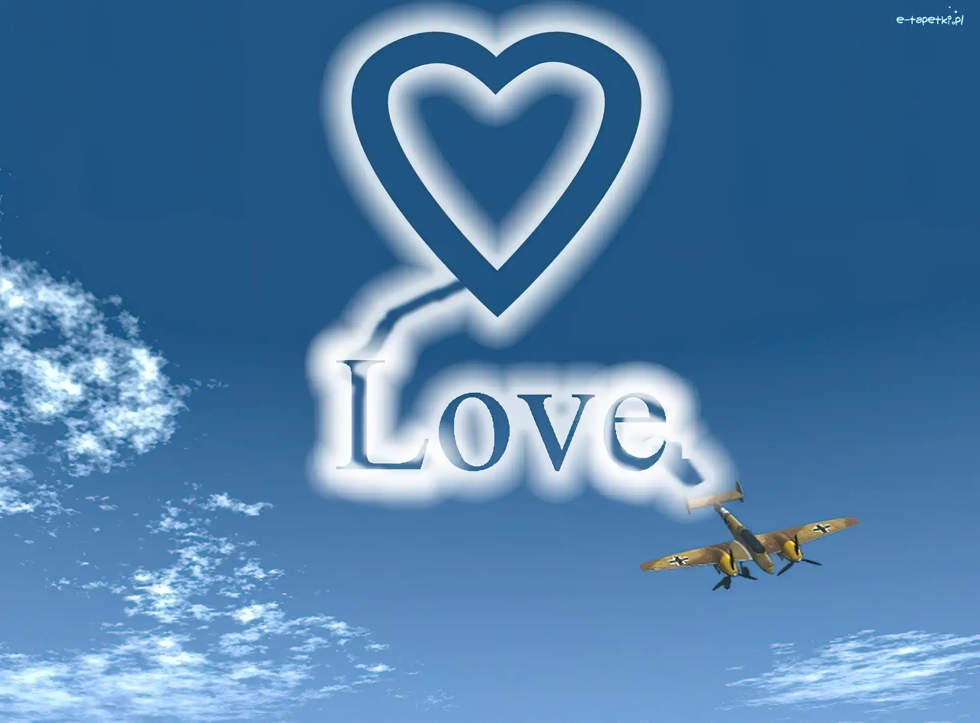 Chmury, Love, Napis