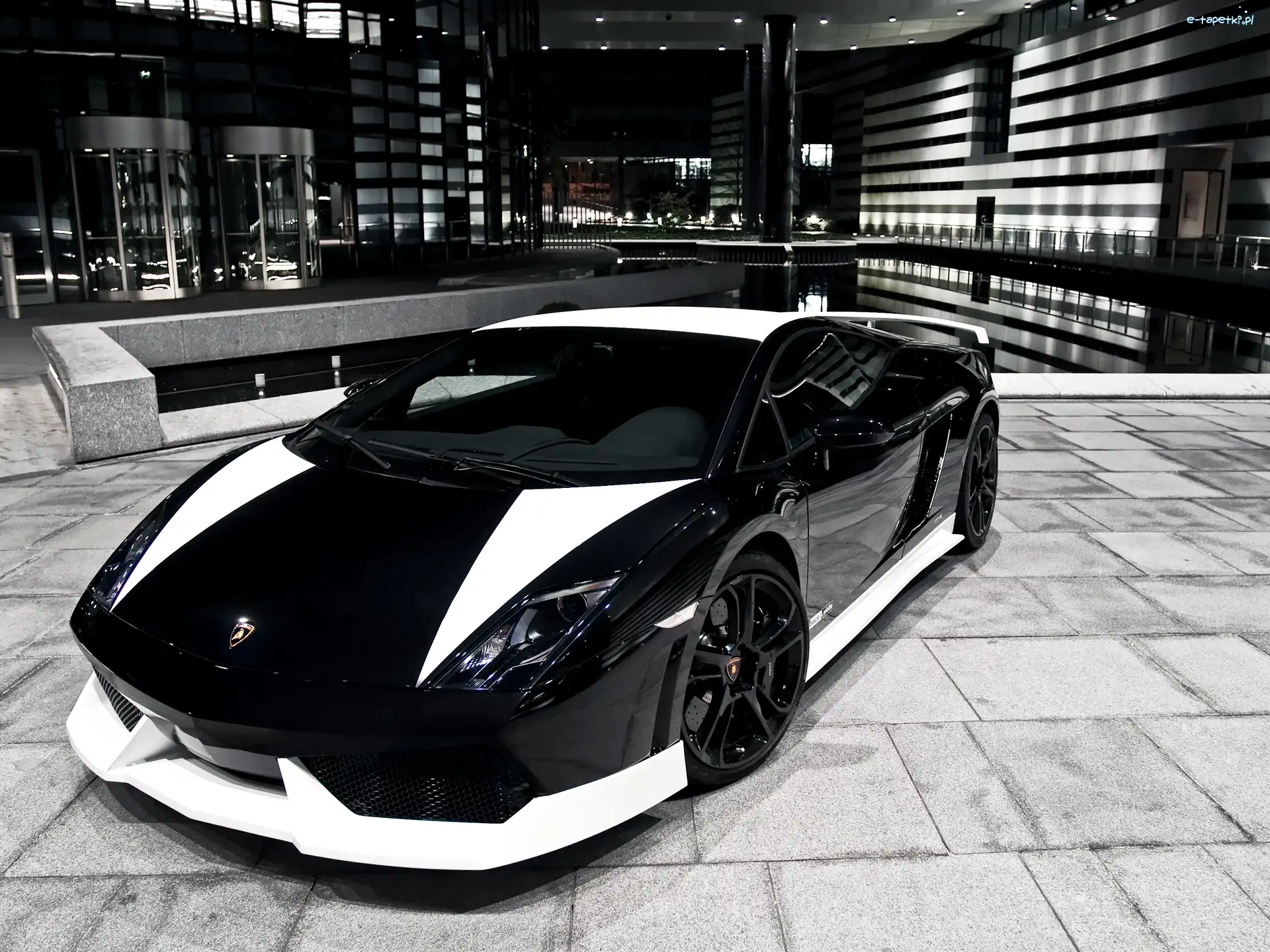 Lamborghini Gallardo, Białe, Czarno