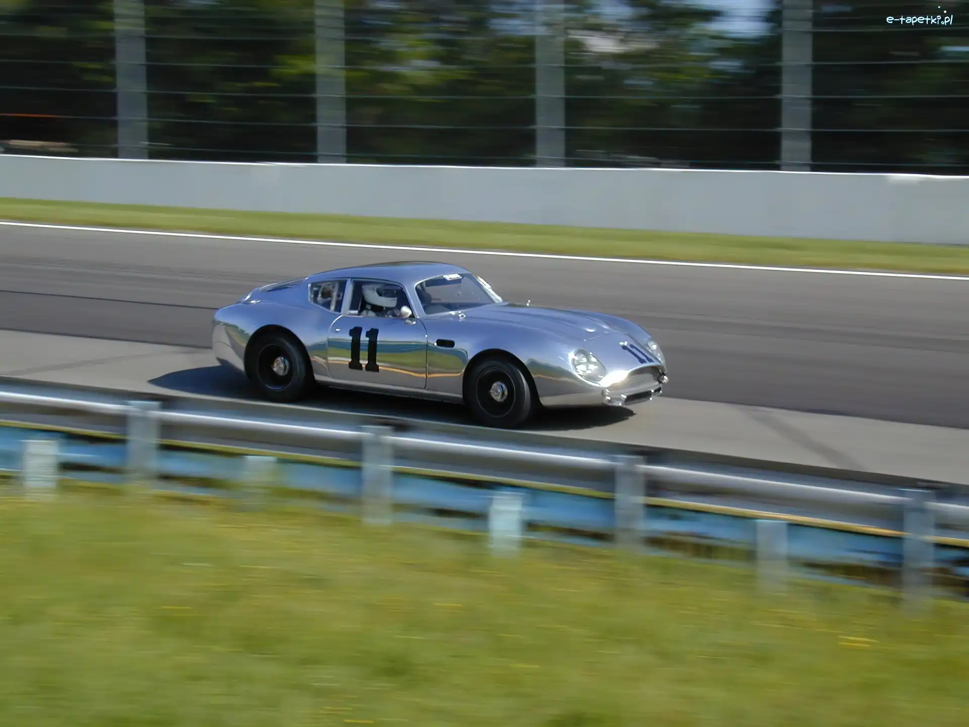 Klasyczny, Tor, Samochód, Aston Martin DB4