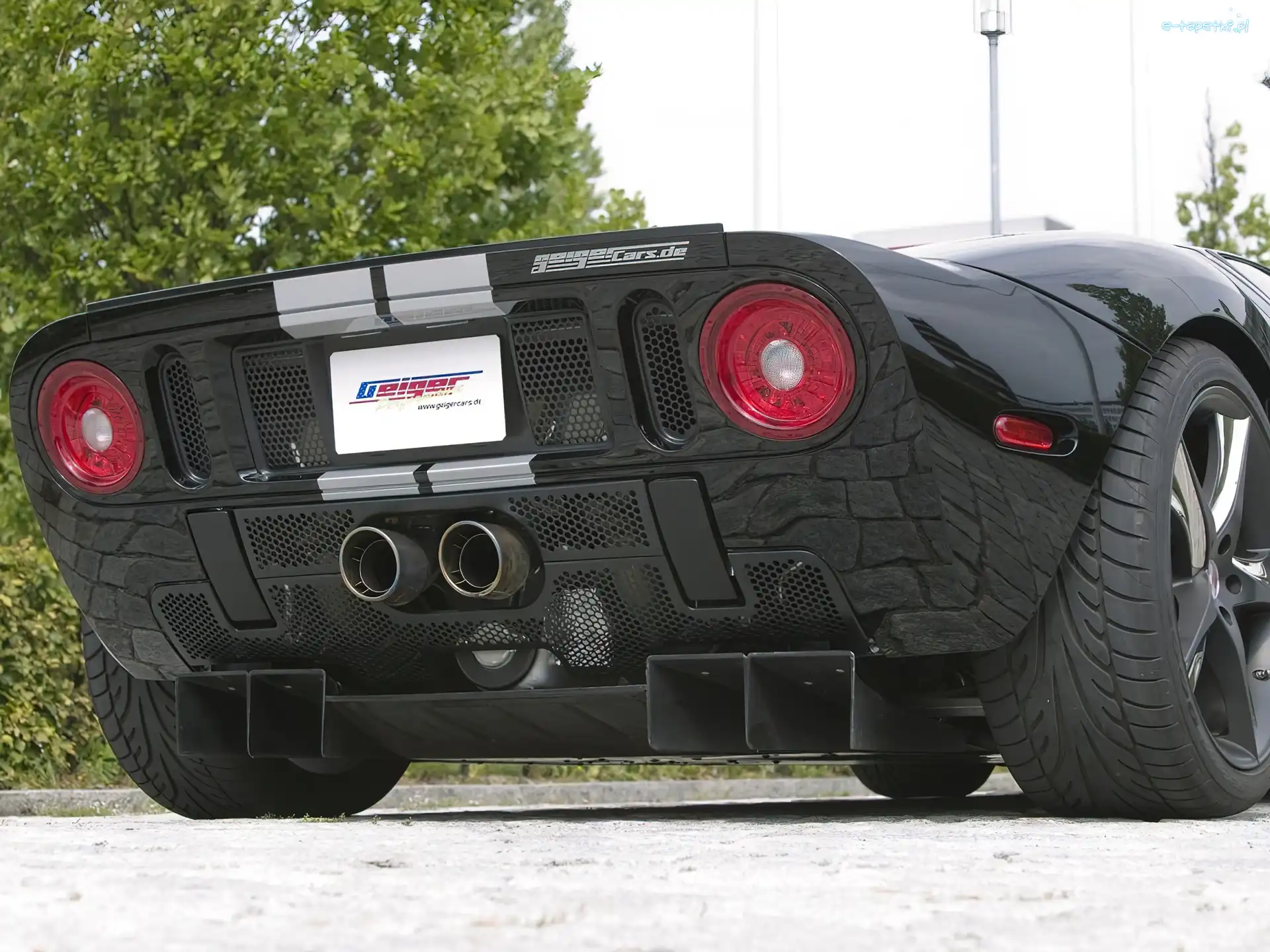 Układ, Dyfuzor, Wydechowy, Ford GT